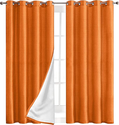 Elegant Comfort Cortinas opacas con ojales en la parte superior, juego de 2 paneles, tratamiento de ventana, aislamiento térmico, oscurecimiento de