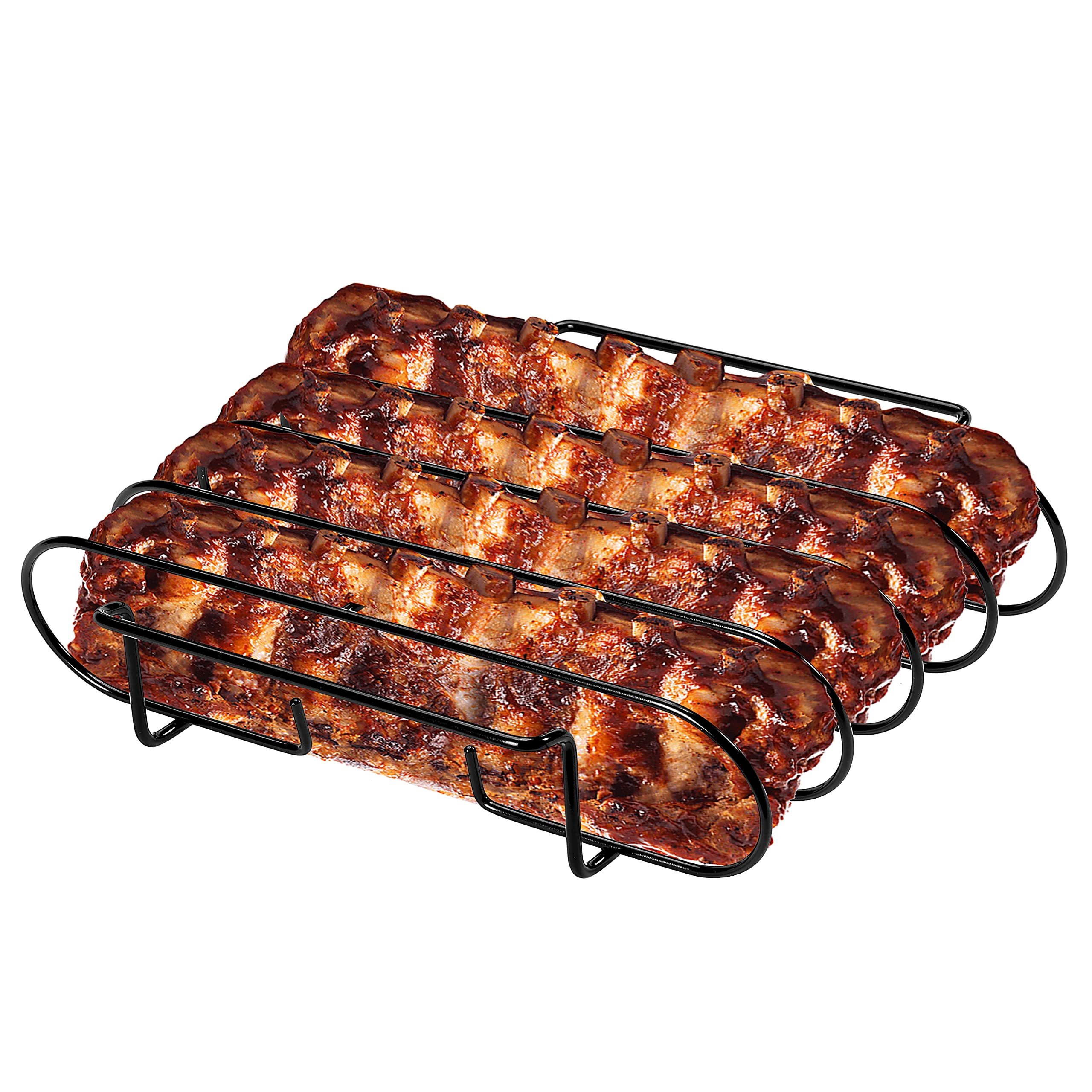 Buy UNCO Rib Rack, Holds Up to 4 Full Racks of Ribs, Rib Rack for