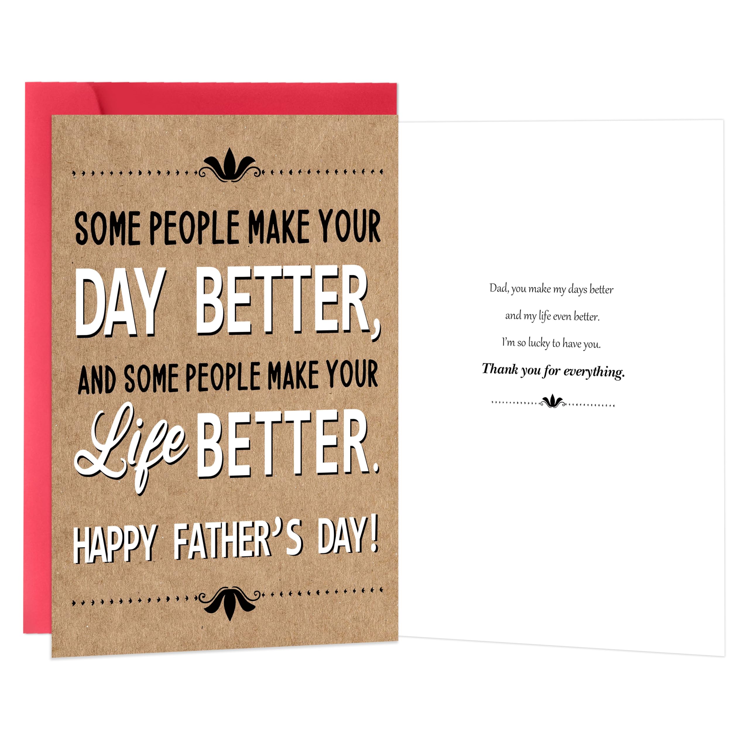 Beixian Funny Fathers Day Card Gifts for Dad, Fathers Day Card Gifts from Daughter Son Kids, Unique Father's Day Cards for Dad Father Grandpa