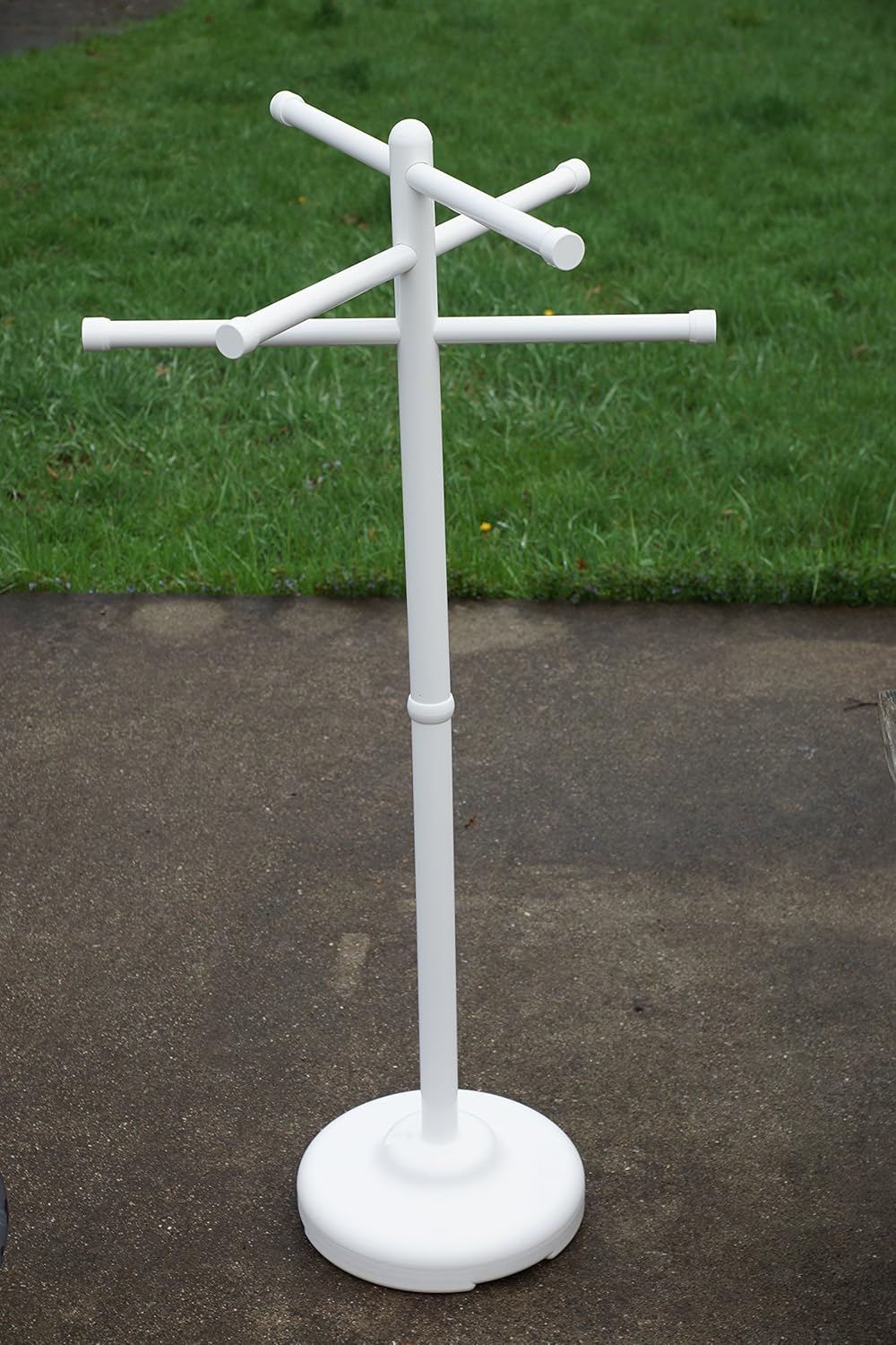 Top Rated Outdoor Lamp Company Portable 3 Bar Towel Tree - White. Made in The USA for Pool, Spa and Home Use. Free Shipping π Outdoor Lamp Company Portable 3 Bar Towel Tree - White. Made in The USA for Pool, Spa and Home Use.