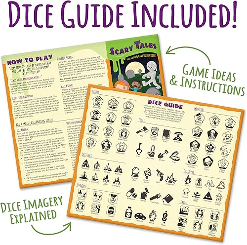 Miniatura 6 de Story Time Dice Scary Tales - Brilla en la oscuridad por Imagination Generation