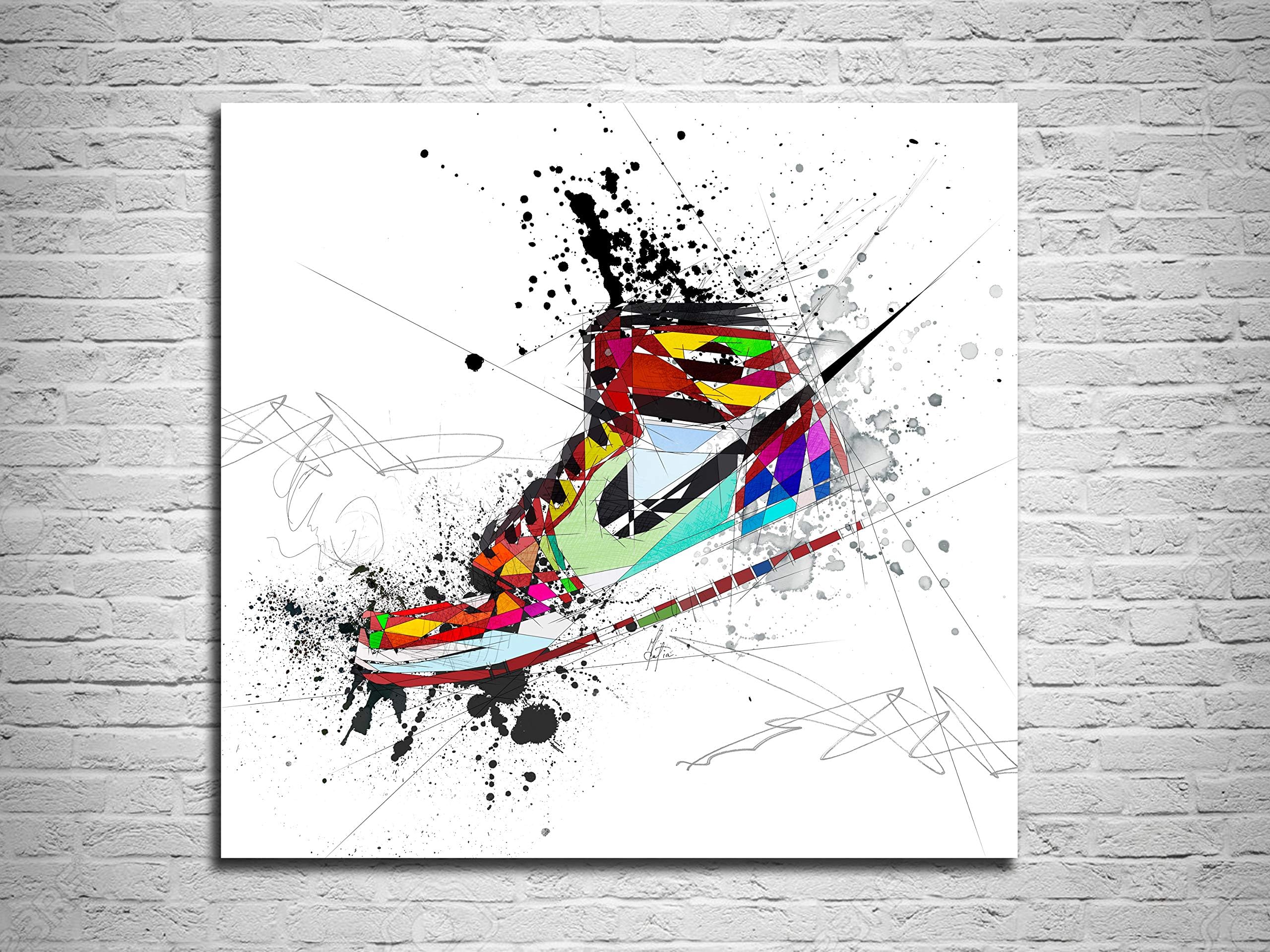 nike shoes poster