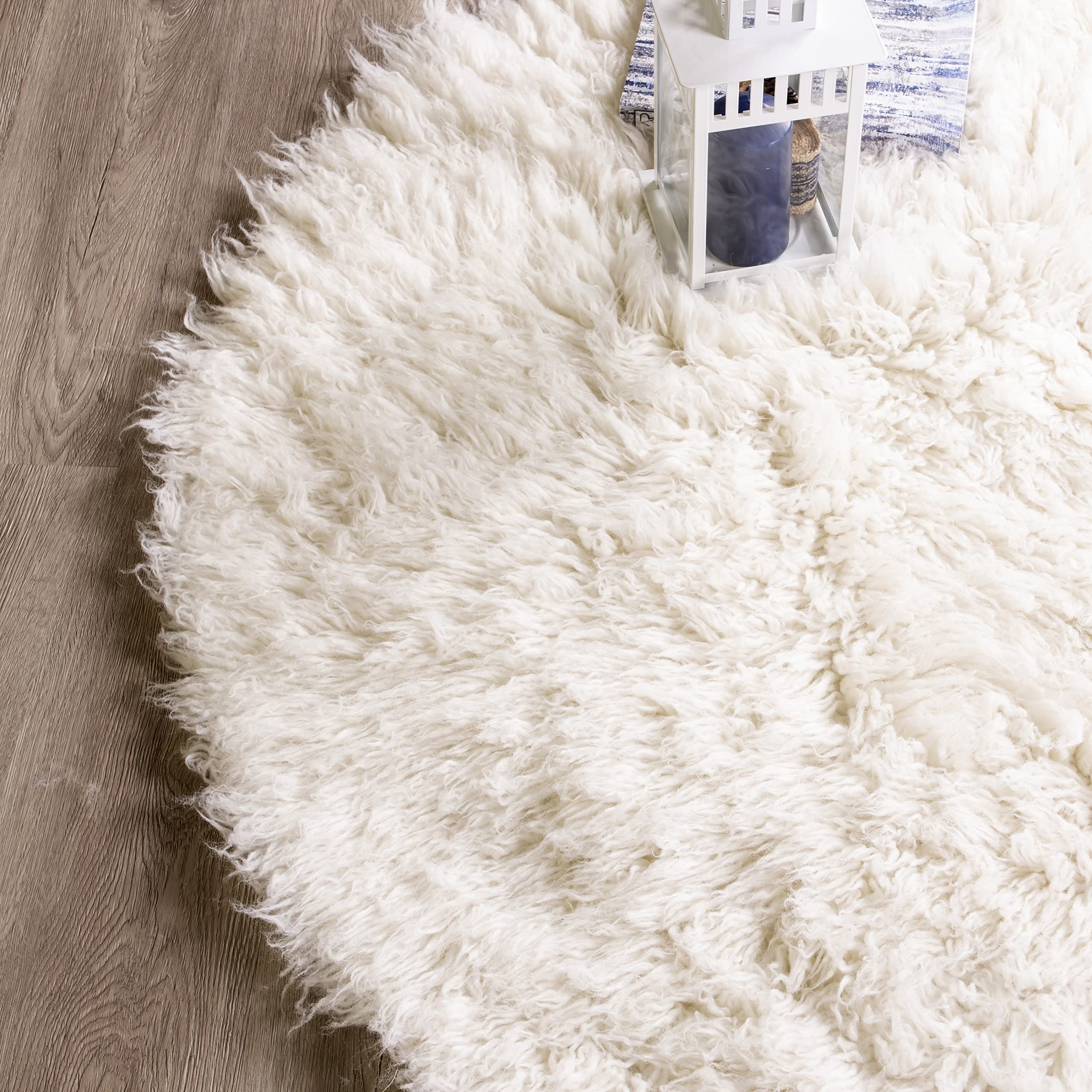 Amazon｜Super Area Rugs オーガニックウール ギリシャフロカティラグ