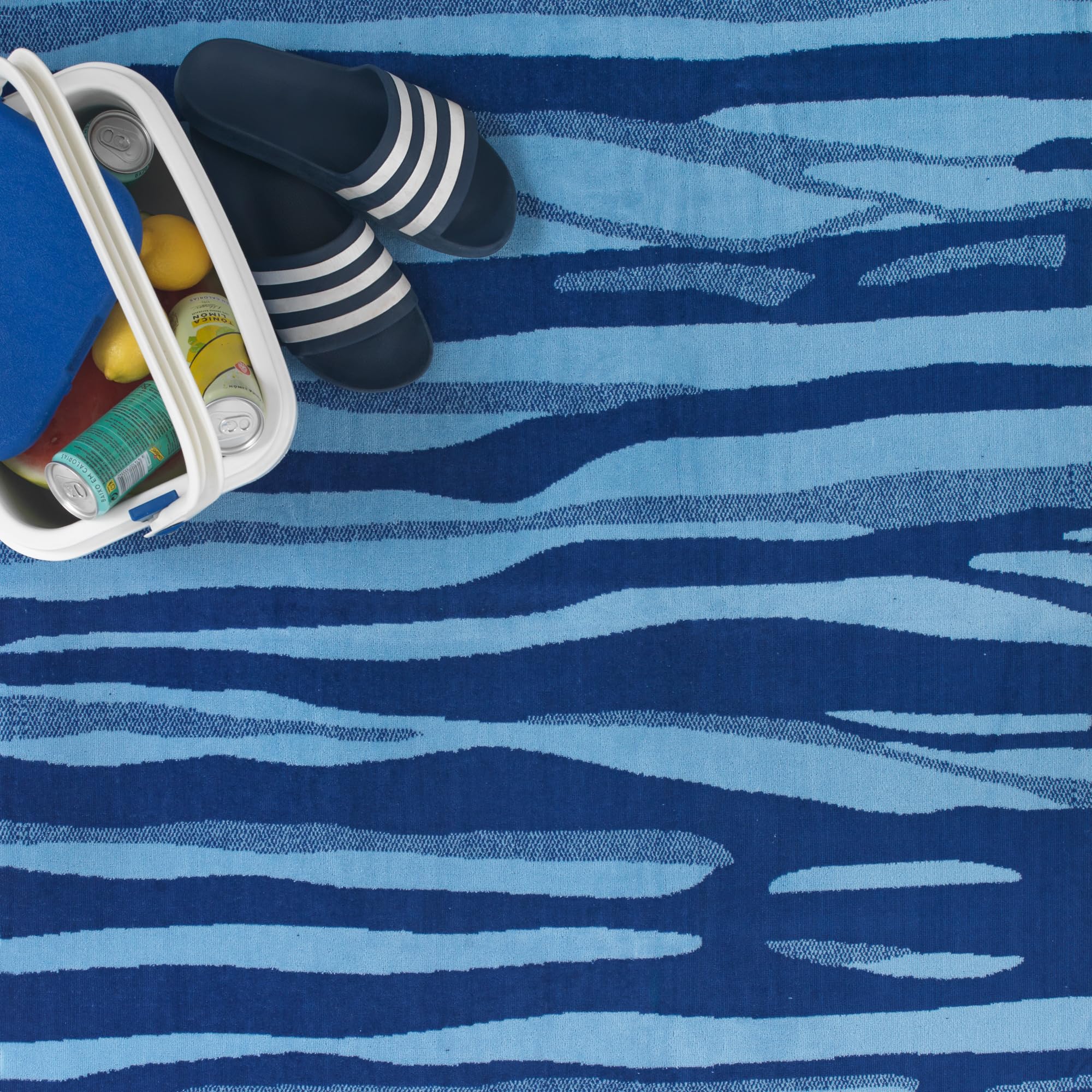 Top Towel - Zomba - Toalla Playa Grande 100x180 cm - 100% Algodón Egipcio Hilo Doble - Acabado Terciopelo Suave y Duradero - Ideal Playa y Piscina - Lavable a Máquina