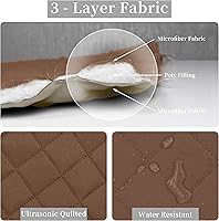 Vista 5 de Easy-Going - Juego de edredón reversible tamaño full/queen con 1 edredón y 2 fundas de almohada, suave cubierta de edredón, colcha de microfibra