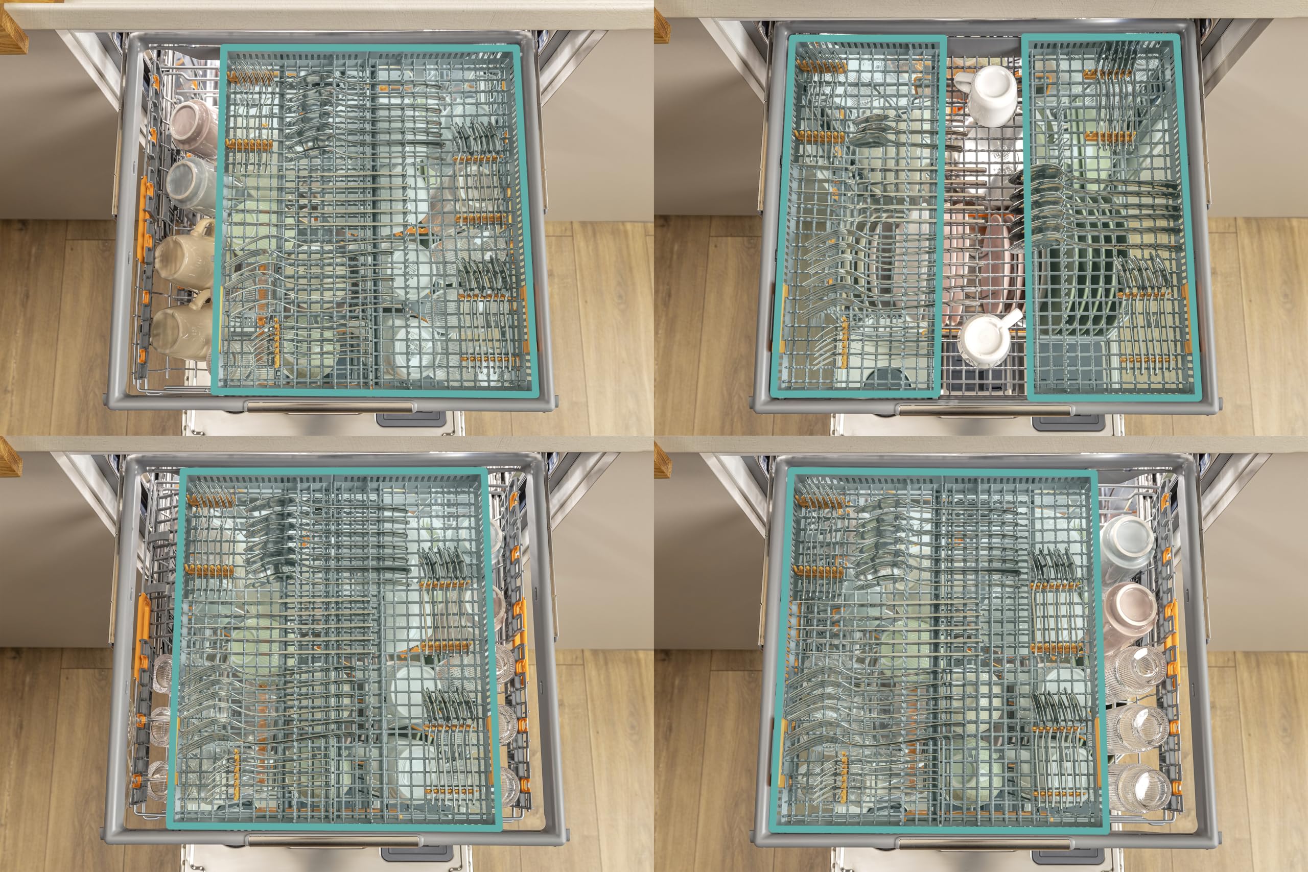 Gorenje ULTRA16BIWIFIX Geschirrspüler/Einbaugerät/60 breite/16 Maßgedecke/7 Programme/TotalDry/3 in 1 Funktion/Eco Programm/Hygiene Programm/EK: B/Einbaumaße (HxBxT):82 x 60 x 57 – Bild 7