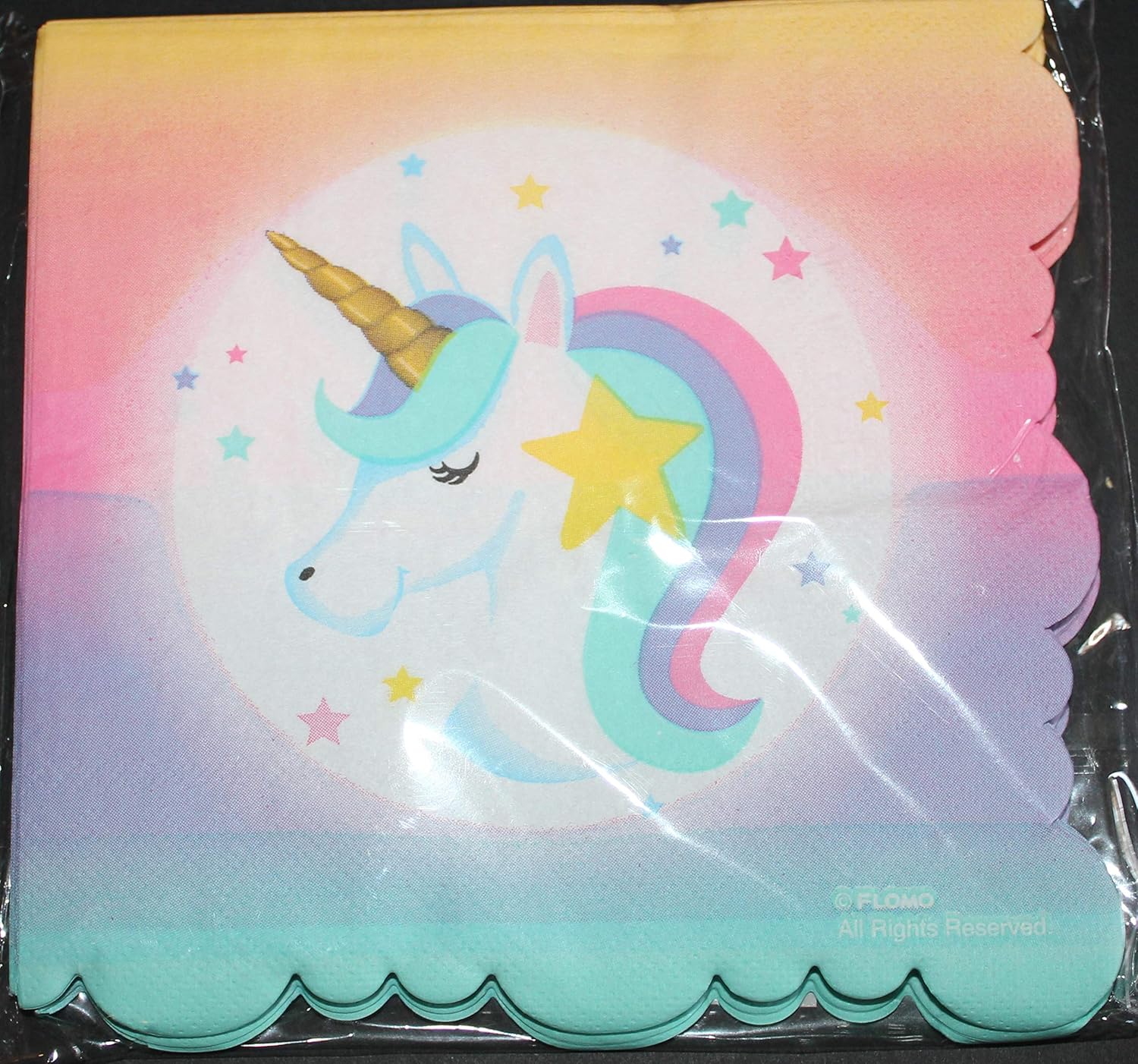 Unicorn Party Supplies - 93 pc Set With Unicorn Themed decorated items, Headbands, Paper Horns, Tablecover, Plates, Straws, Napkins, Cake Topper, Cupcake Toppers, Pin the Horn on the Unicorn Game, Party Favor Bags!!