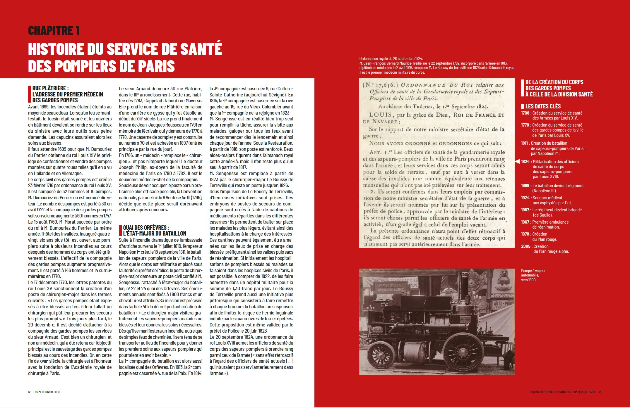 Médecins du feu: 250 ans de médecine d'urgence