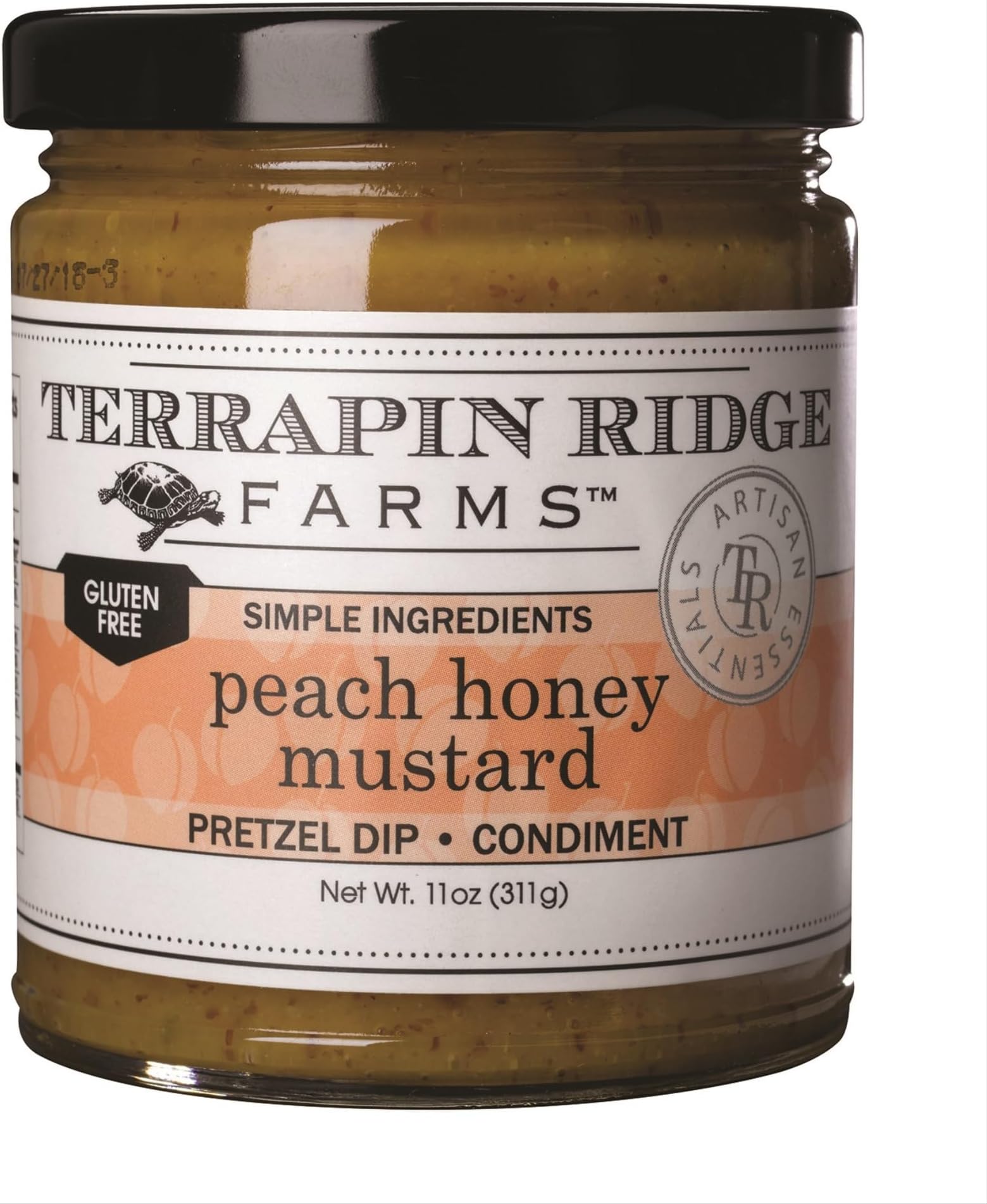Terrapin Ridge Farms Dip, Peach Honey Mustard Pretzel, 11 Ounce