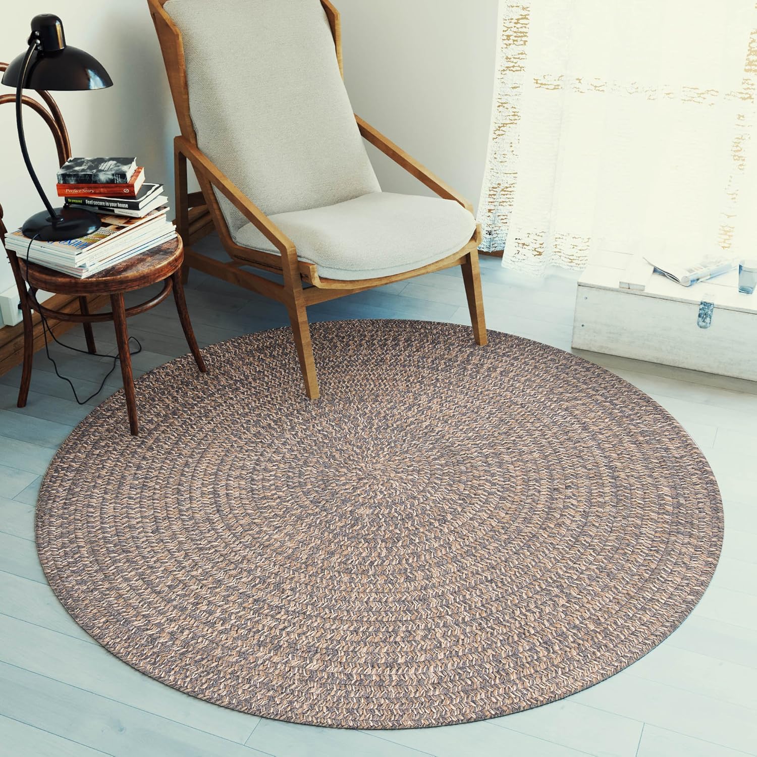 Super Area Rugs, Freeport Braided Collection Wool Mix Rug