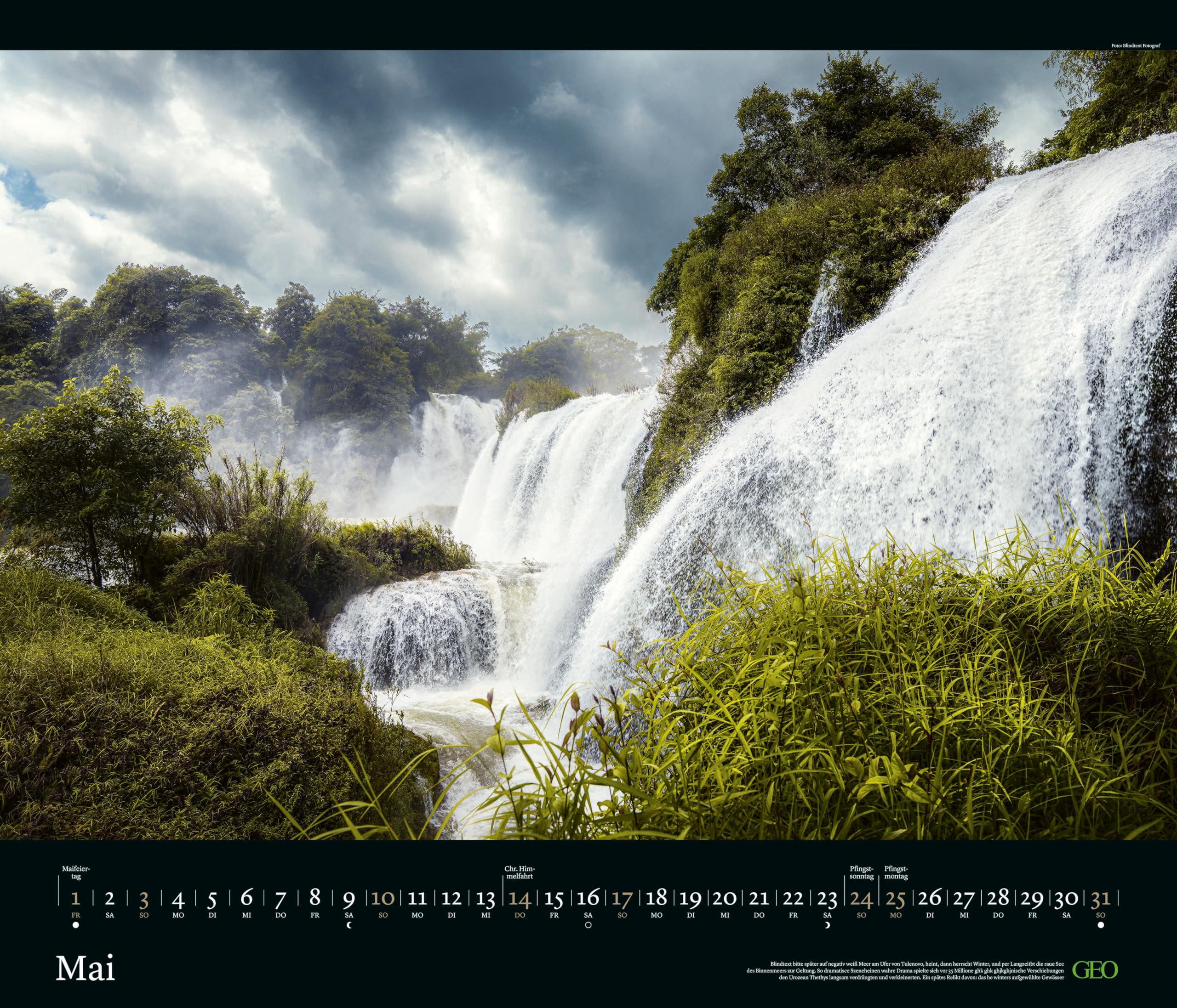 GEO - GEO Edition: Kräfte der Natur 2026 – Wandkalender 70x60 cm, Poster-Kalender mit Naturgewalten, 12 Monatsblätter & Spiralbindung inkl. Postkarten für Natur- und Fotografie-Liebhaber