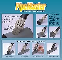 Vista 4 de P-150 (tubería de 1-1/2" y tubo de 1-7/8" D.E.) - Herramienta de Calibre de Contorno PipeMaster para Montaje de Tuberías y Tubos - Muescadora