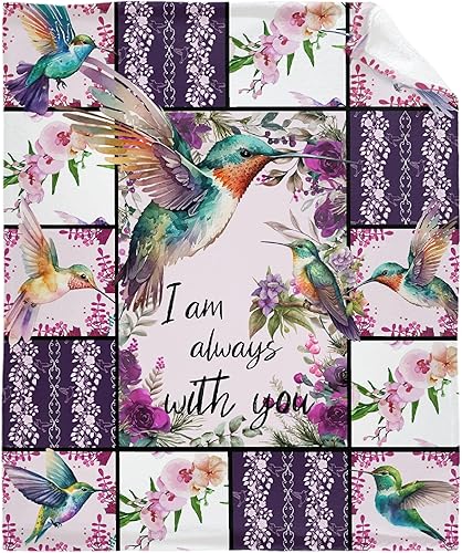 La manta de colibríes es súper suave y cálida, la manta de franela ligera es para uso en todas las estaciones, una gran opción para regalos de 50 x disponible en Yaxa Costa Rica