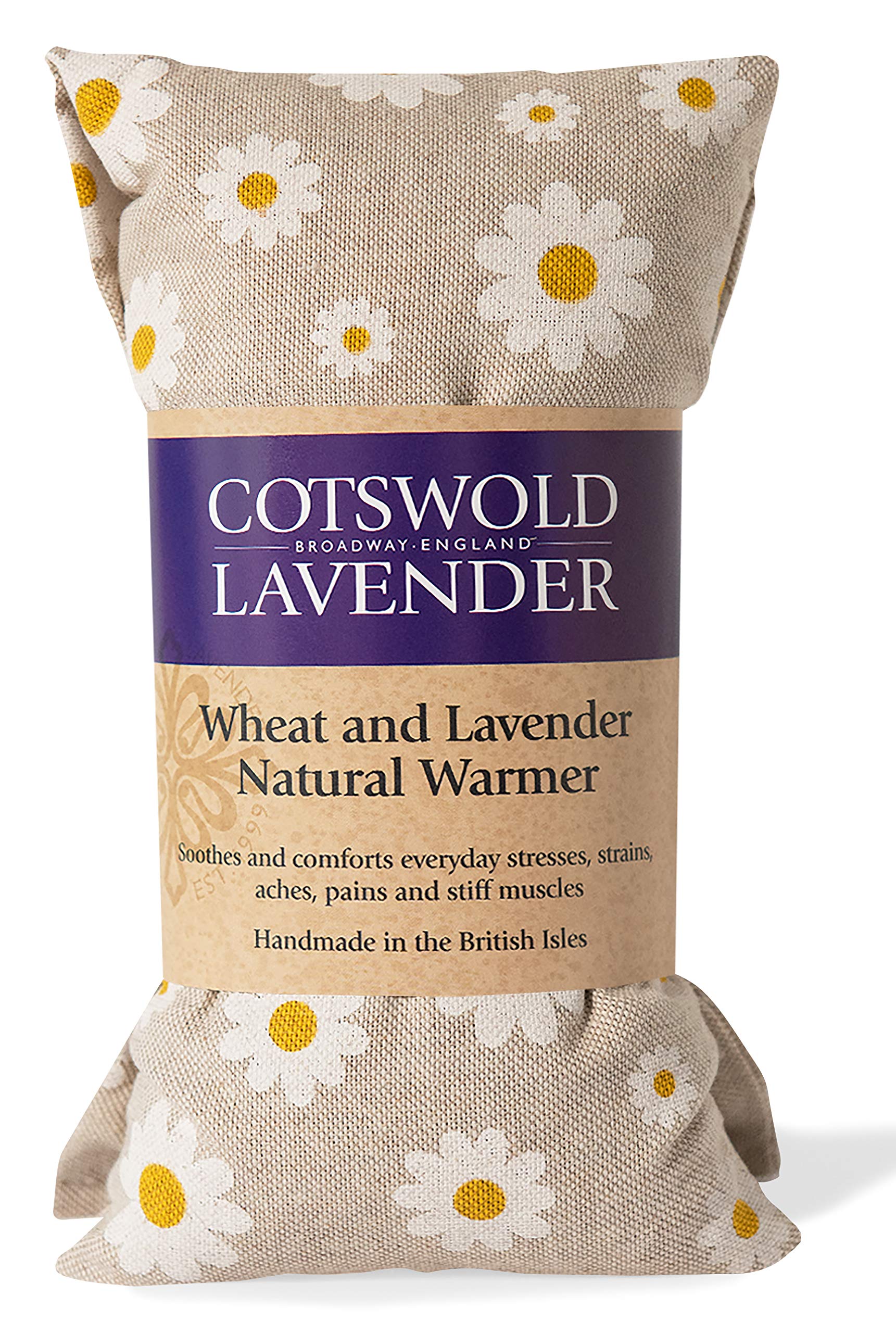 Wheat and Lavender Natural Warmer Daisy Print