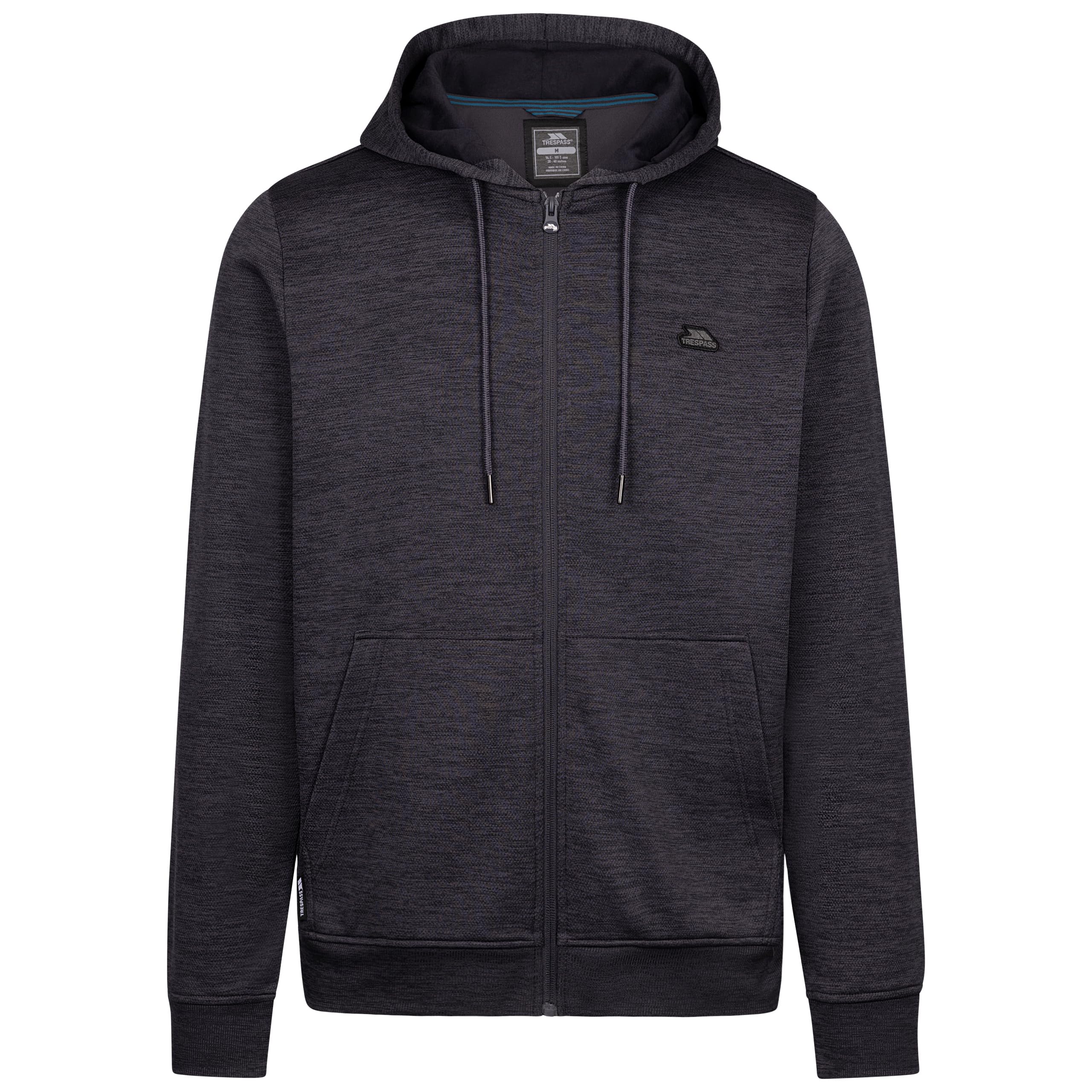 Trespass Men's Grey Casual Hoodie Fewston
