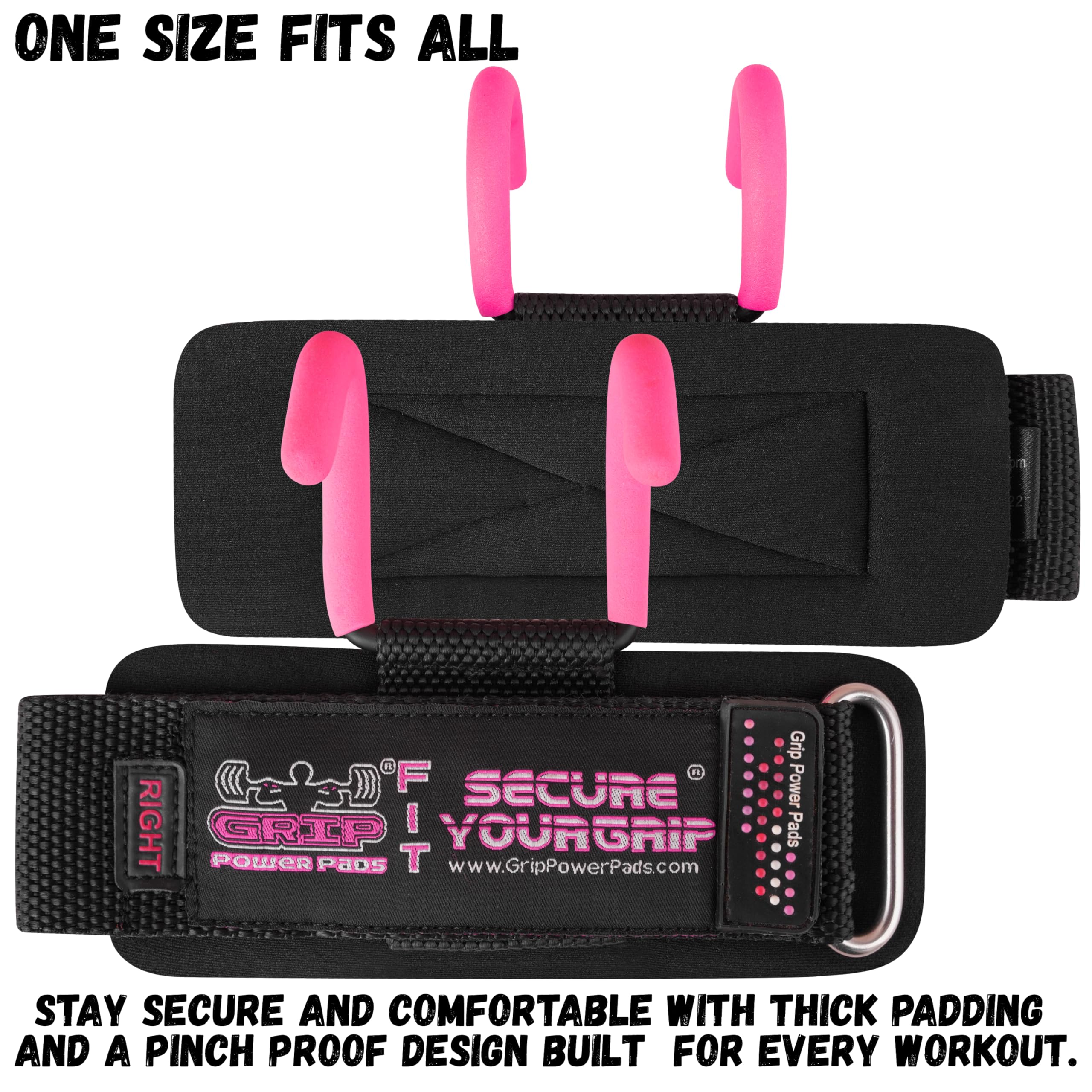 Mejor Peso Levantamiento Barra Ganchos Heavy Duty – Muñequeras de Levantamiento de Peso Entrenamiento Gimnasio Correas Grips Set de 2