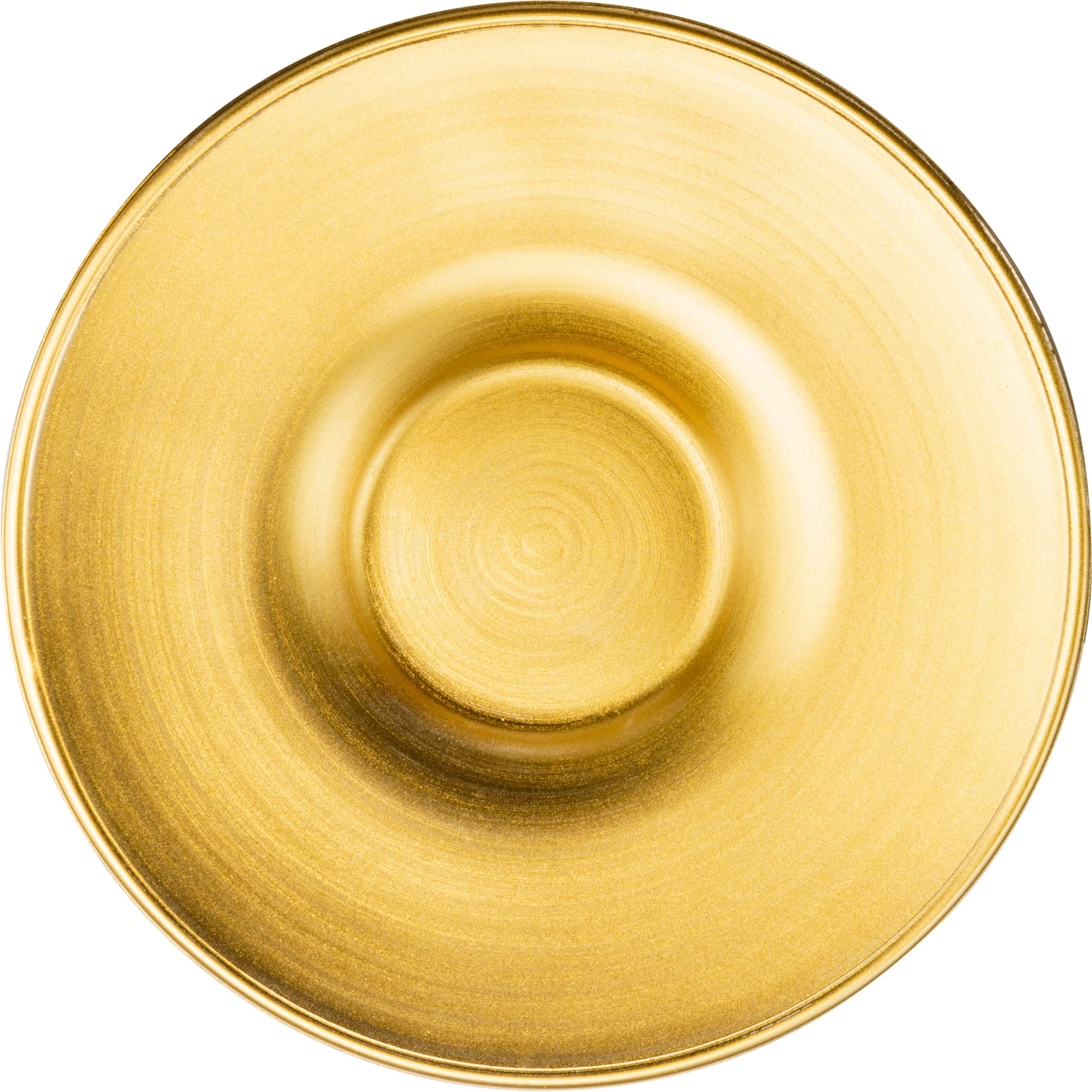 Soucoupe expresso Cosmo collect or en porcelaine d'exception avec dorure fine