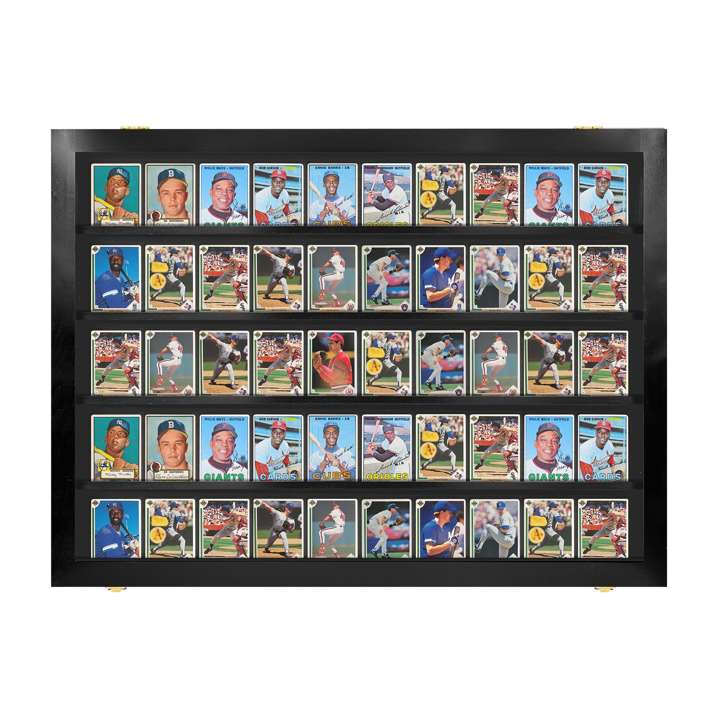 Pennzoni Display 50 Baseball Card Displays Case Will Hold 50 Ungraded Baseball Cards P306B