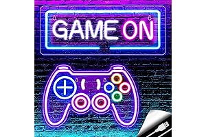 KABOER Gamer Neon Sign, 16' x 10' Gamepad Neon Signs and 16'...