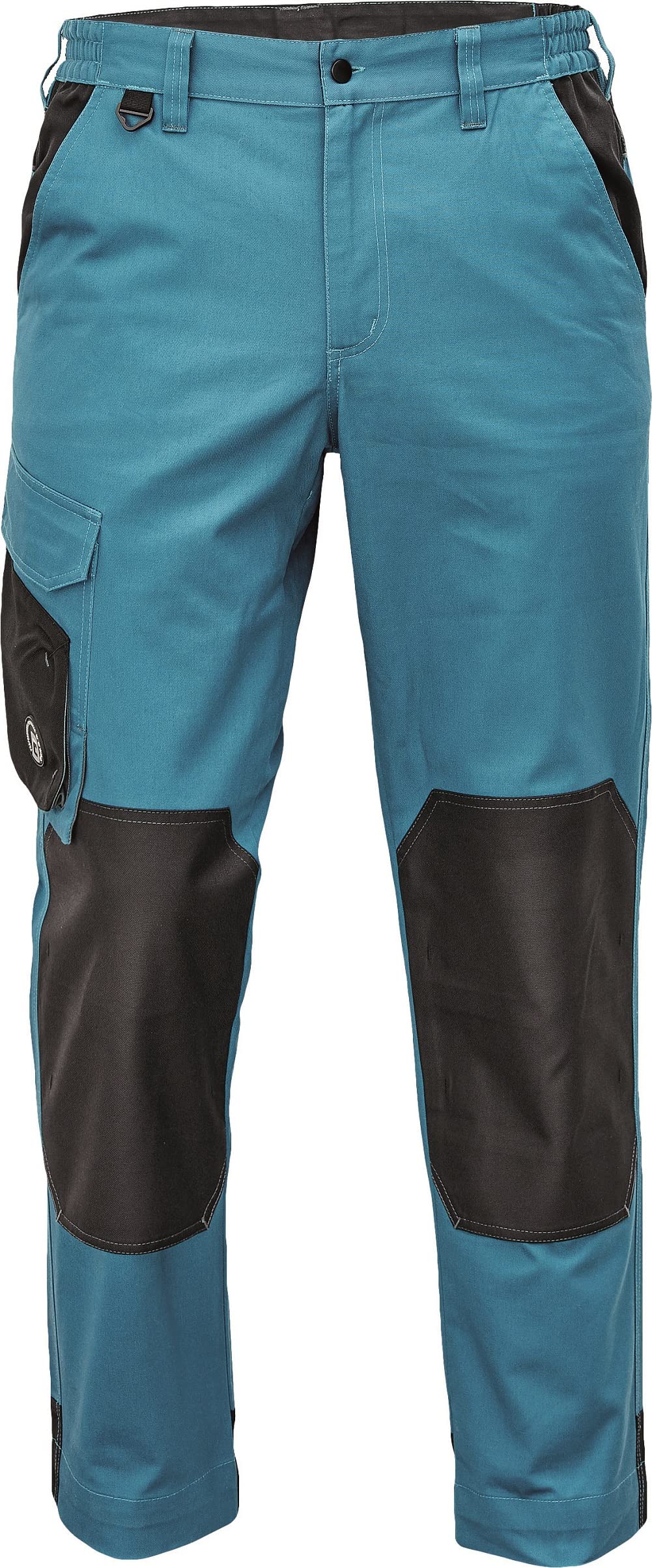 Cremorne Mens Work Trousers - Comfortable Cargo Pants with Knee Pad Pockets and Elastic Waistband