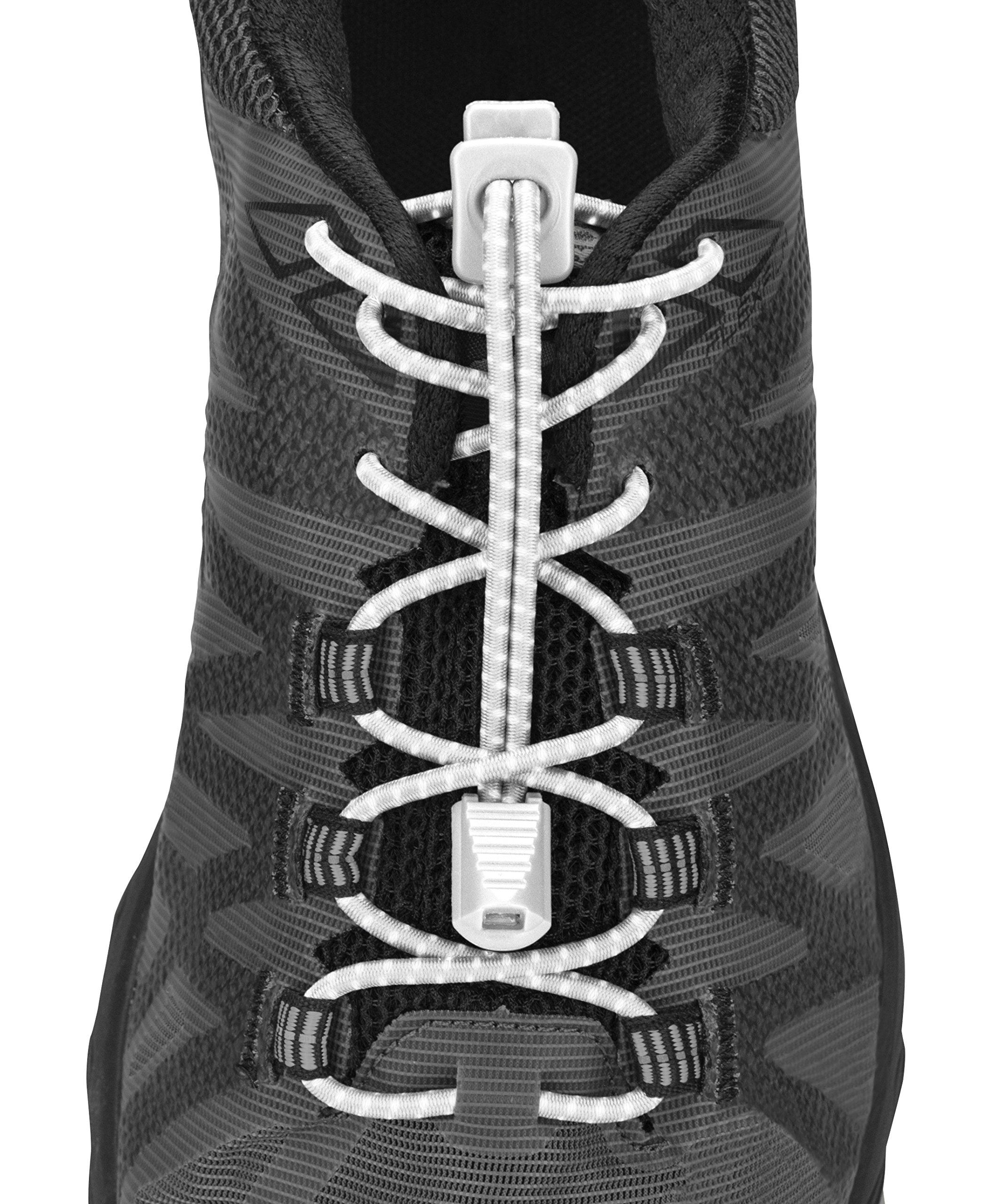 Nathan Men's NS1171 Run Laces Reflective, White, One Size