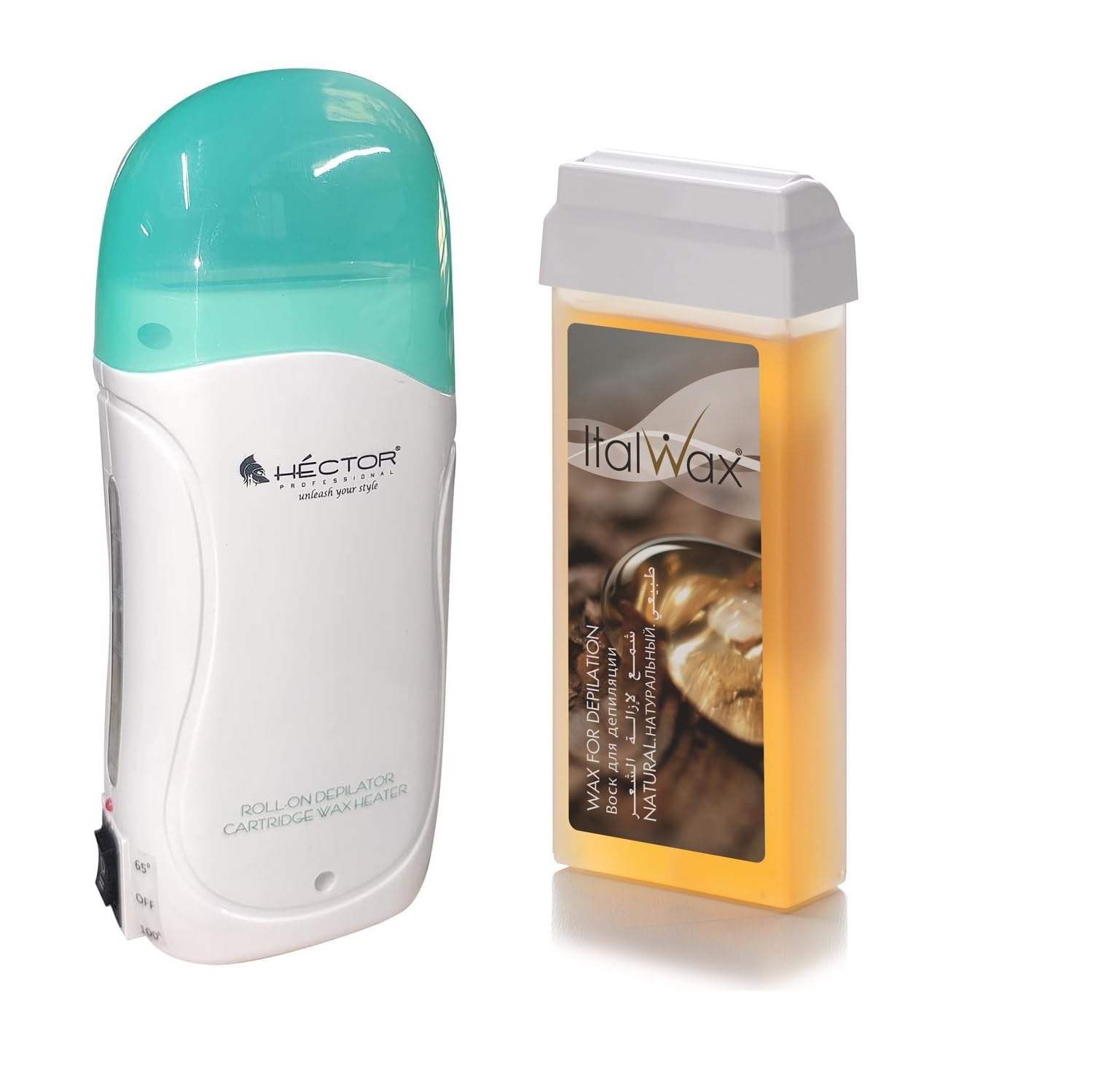 Hector Professional Roll On Depilator Cartridge Wax Heater- Elite with Dual Temperature Regulator I Wax Warmer Machine for Women & Men | with Free Italwax roll on wax (B0CTSX9VWZ) Amazon Price History, Amazon Price Tracker