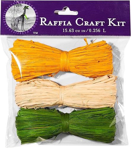 Miniatura 9 de SuperMoss (40518) Kit de manualidades de rafia, otoño, Acción de Gracias (albahaca, dorado, óxido, terracota, marrón), 16 pulgadas cúbicas (paquete