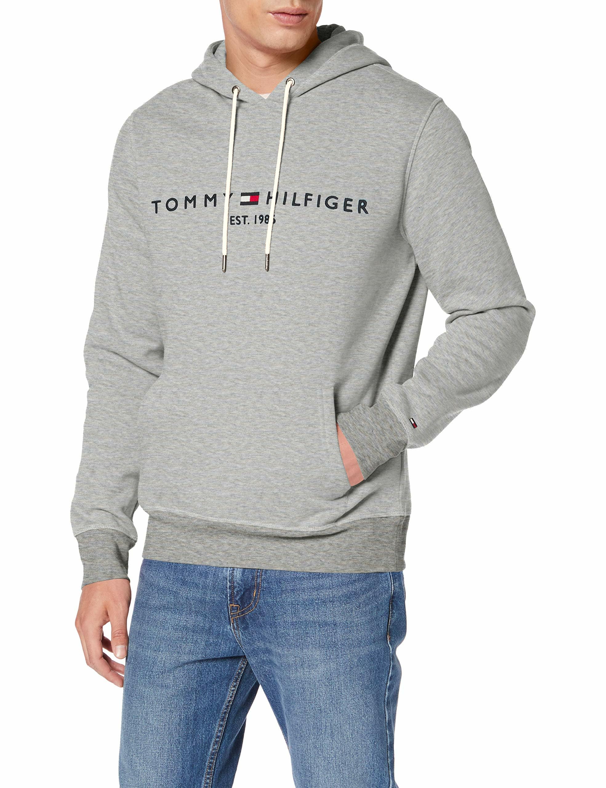 mens Tommy Logo Hoody Hooded Sweatshirt (pack of 1)