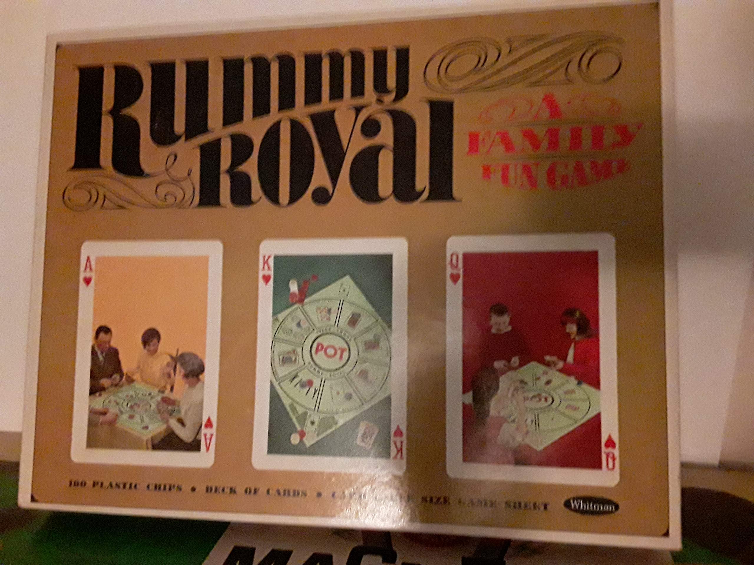 Vintage Rummy Royal Family Fun Game 1965 Edition