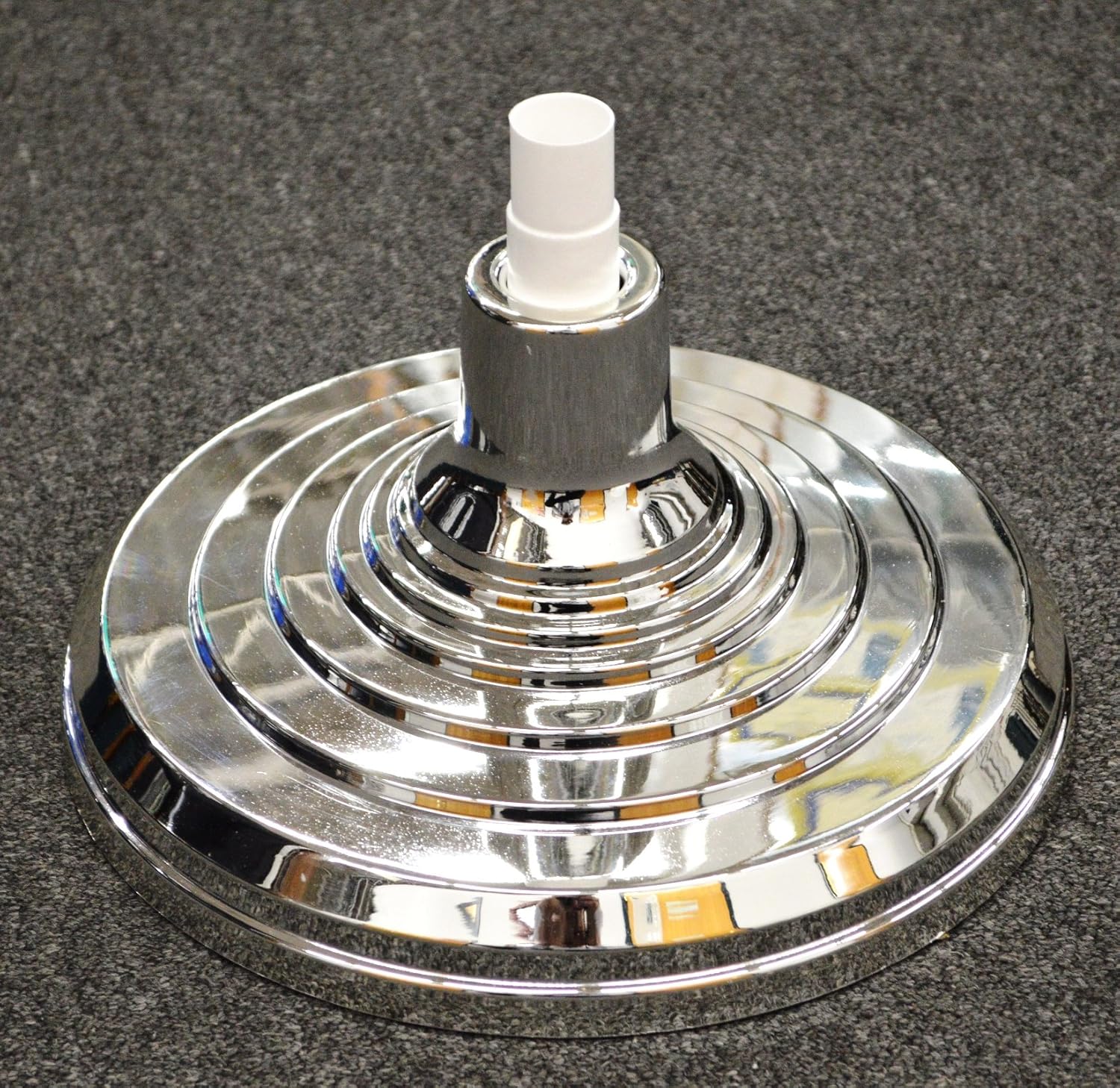 US Flag Factory Floor Stand Base for Indoor Flag Pole, Flag Set (Silver Color)