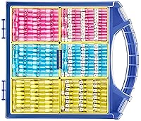Vista 11 de Haisstronica 260 conectores de pala termorretráctiles, terminales de pala hembra y macho de desconexión rápida para embarcaciones, electrónica