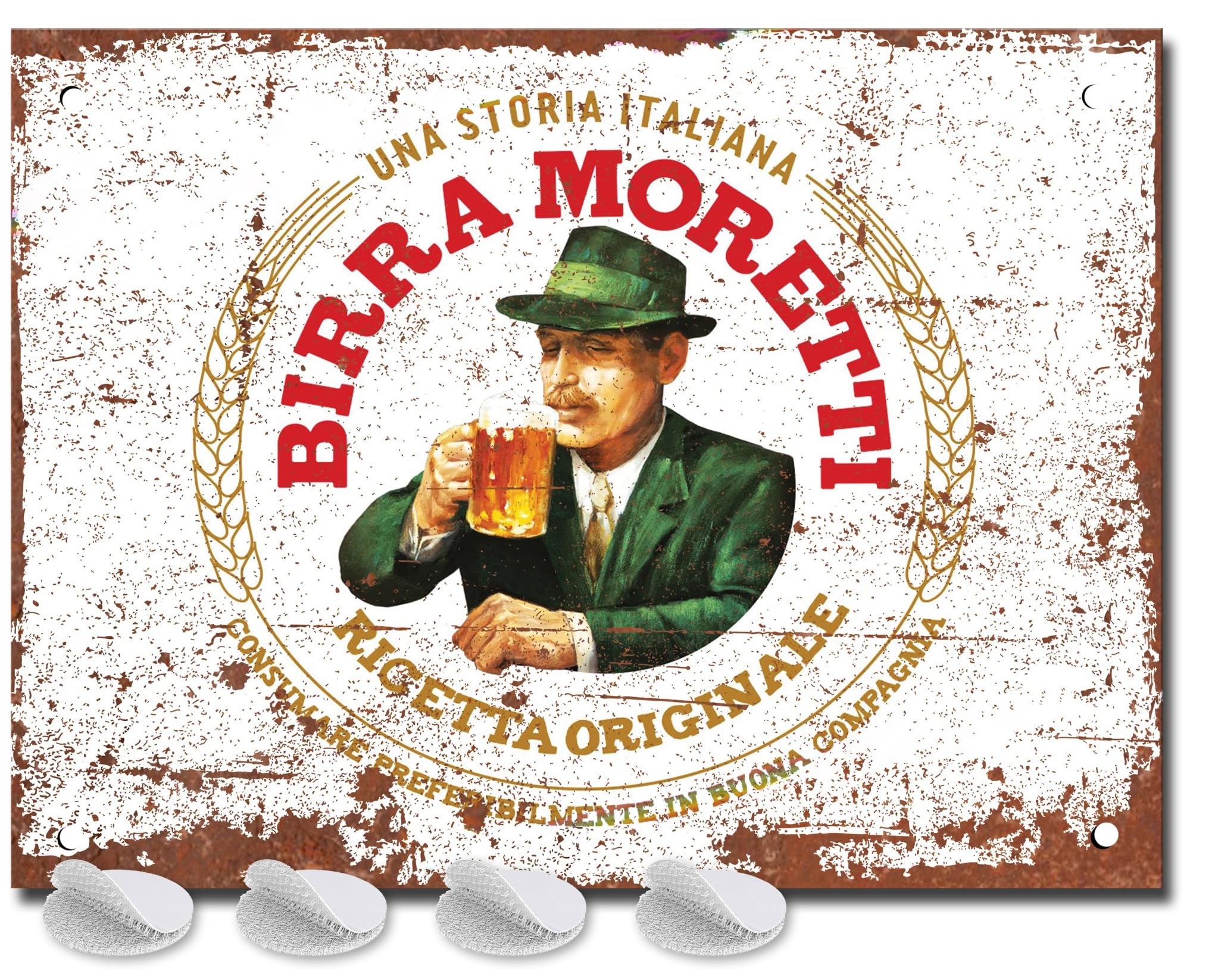 Swift Gift Metal Bar Signs - Fixings Included - Bar Accessories for Home Pub or Outdoor Garden Bar Wall Plaque for Man Cave Ideas Wood Beer Signs for Home Bar with Vintage Memorabilia sign