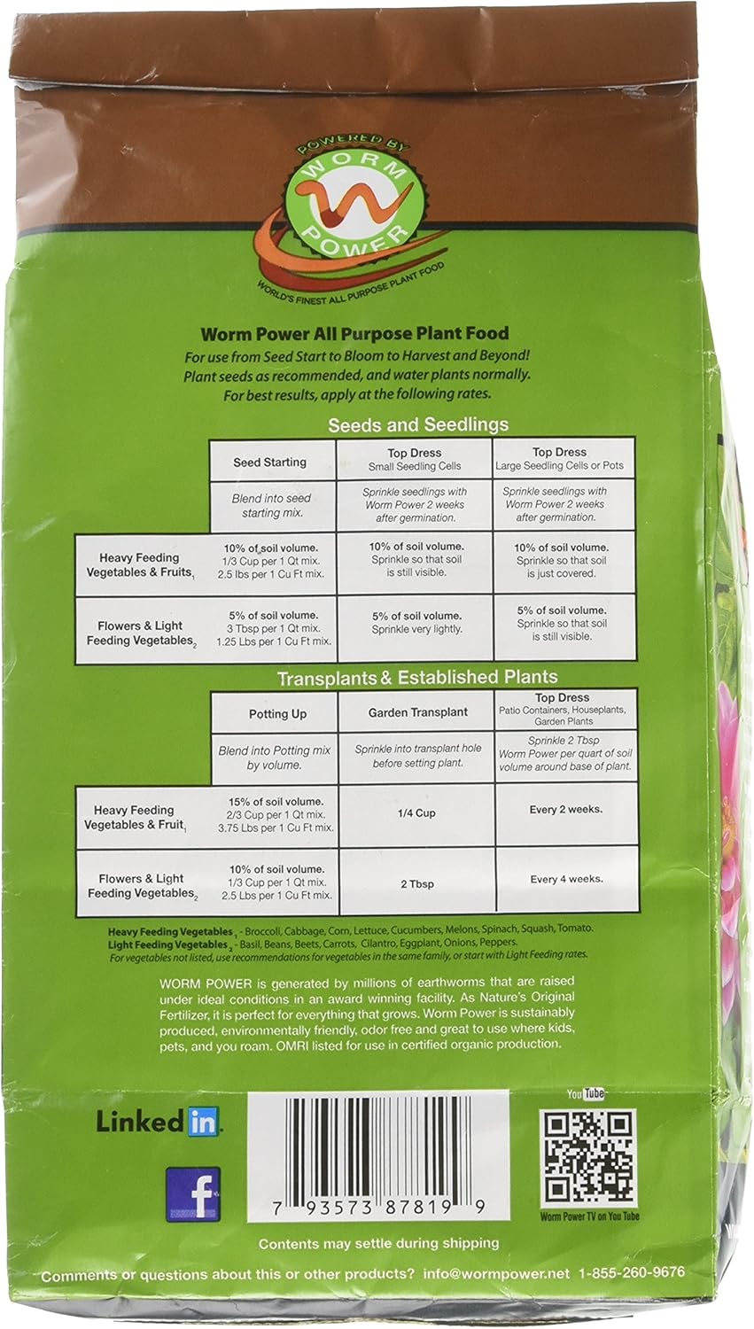 WPS-0003-12 Certified Organic Fertilizer, 3-Pound