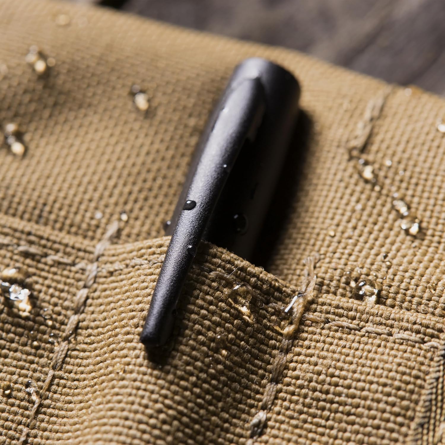 Rite in the Rain Weatherproof 3" x 5" Top Spiral Notebook Kit: Tan CORDURA Fabric Cover, 3" x 5" Green Notebook, and an Weatherproof Pen (No. 935-KITL)