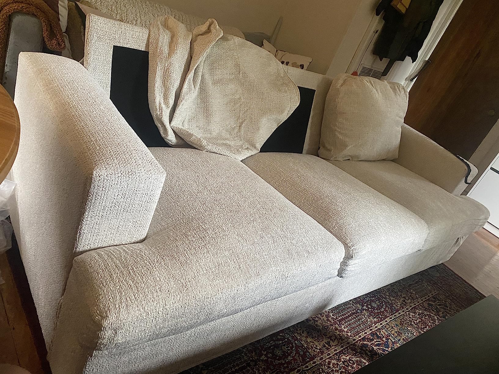 37/mo Finance VanAcc 89" Sofa, 3 Seater Sofa Comfy Sofa Couch with