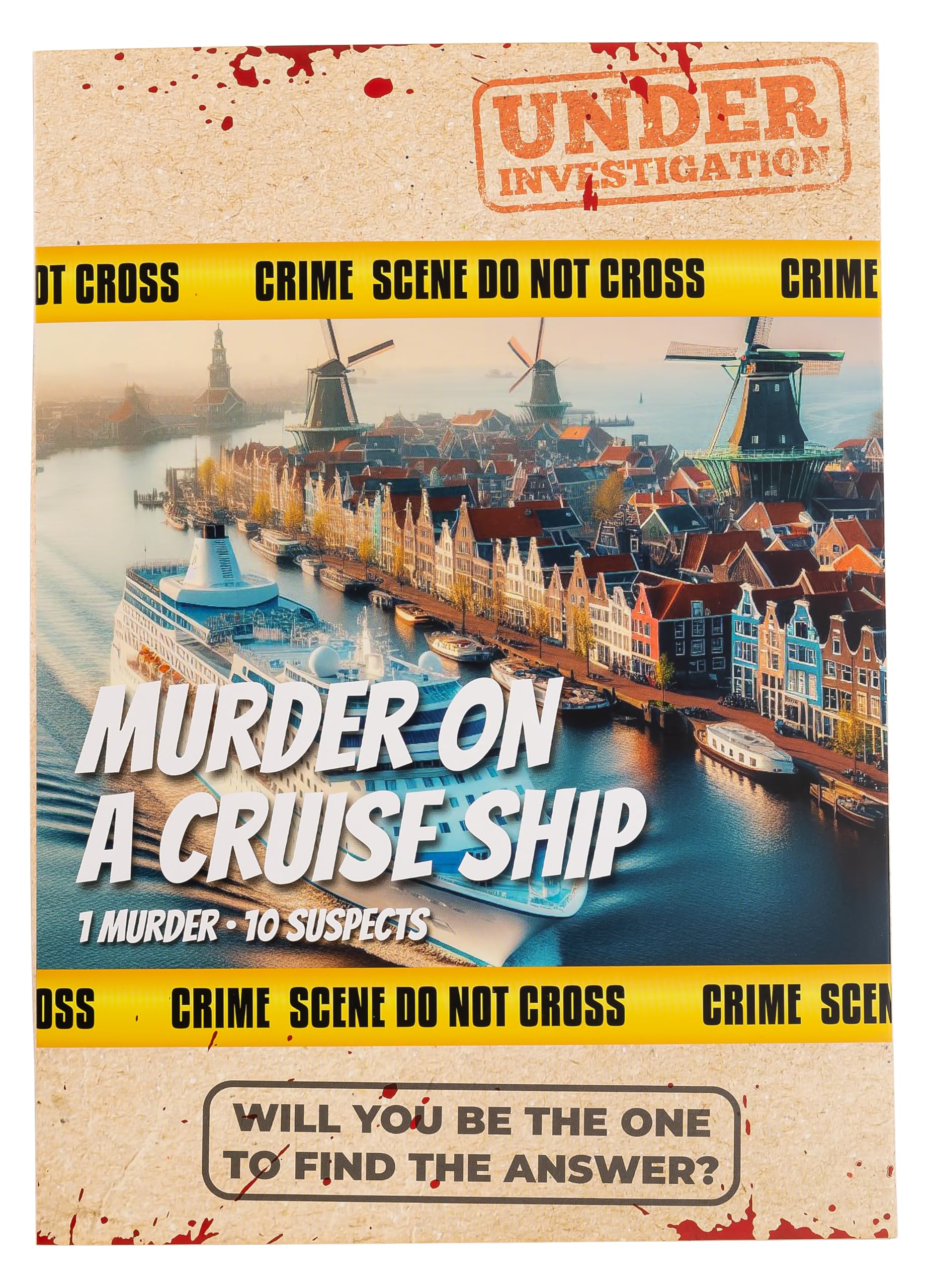 Detective Game Unsolved Mystery Murder - Cold Case Files Investigation Detective Clues/Evidence - Solve The Crime - For Individuals, Date Nights & Party Groups (Mistery Game)