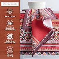 Vista 156 de Maison d' Hermine - Juego de 4 servilletas 100 % de tela de algodón lavable, decorar o regalar, hogar, cocina, comedor, fiestas de cóctel