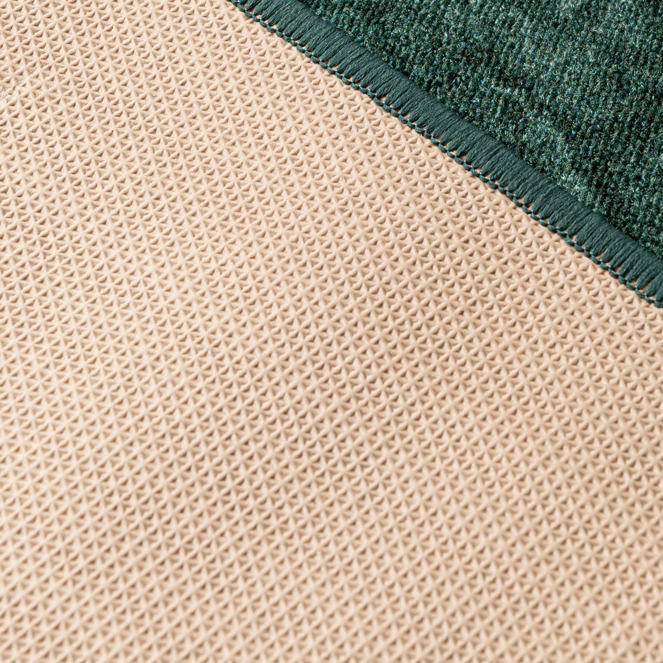 Mazovia Läufer Flur 80x525cm Grün Klassisch 90er-Retro Weich rutschfest | Teppichläufer für Küche Waschküche Schlafzimmer Wetterfest Pflegeleicht Gummiunterseite Kurzflor Lang Verkauf pro Meter