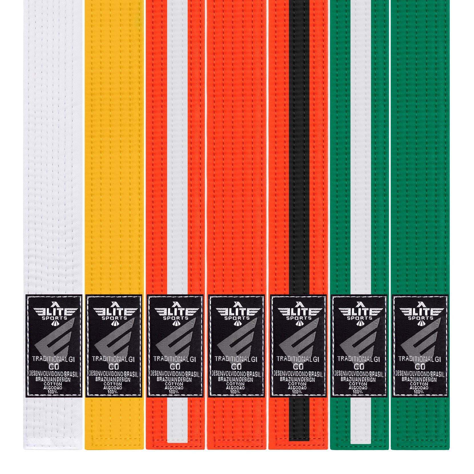 Elite SportsKids Brazilian Jiu Jitsu BJJ Belts