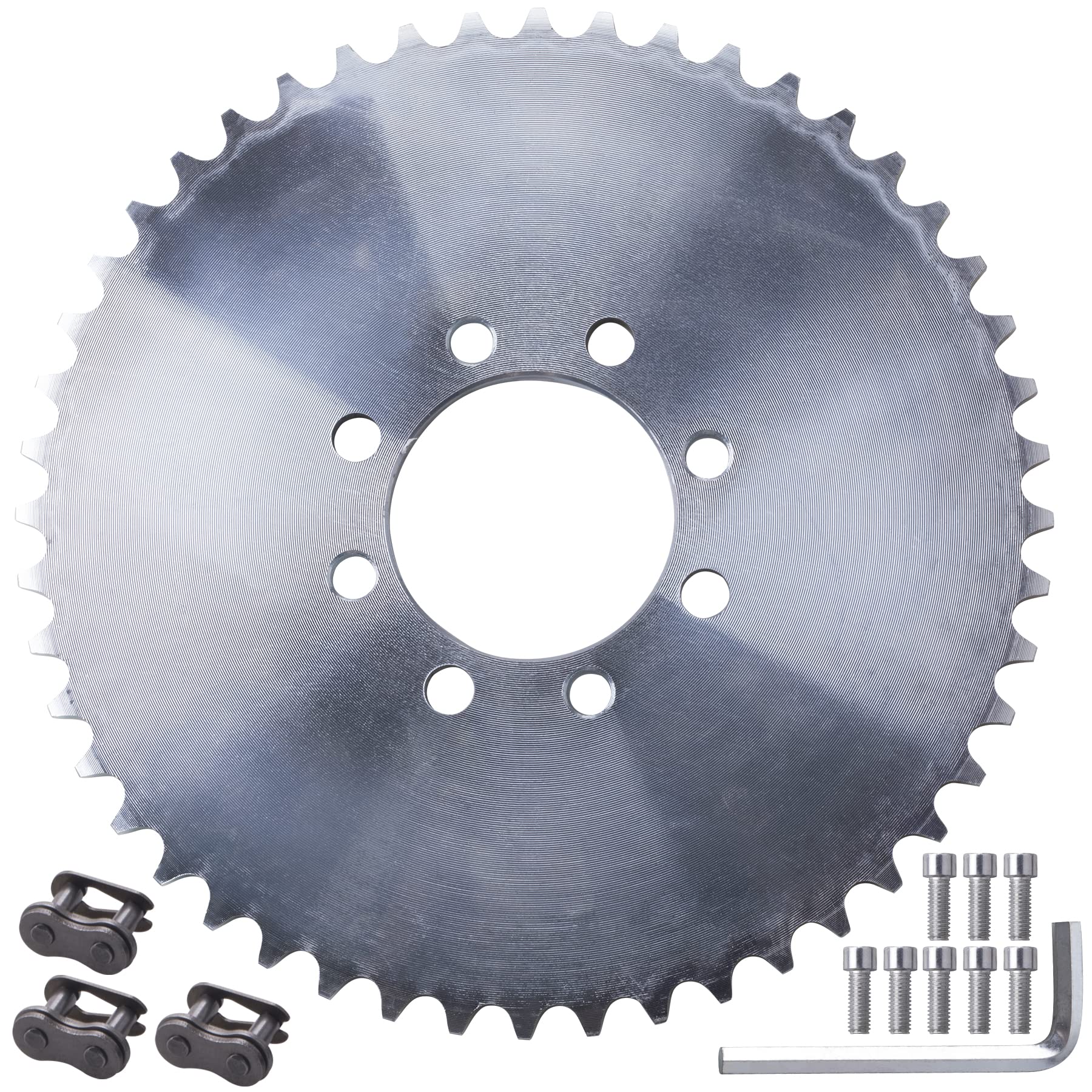 MWMNUN Go Kart Drive Sprocket 48Tooth Rear Sprocket Compatible with 40/41/420 Chain Sprocket for Go Karts Mini Bikes and Quad ATV