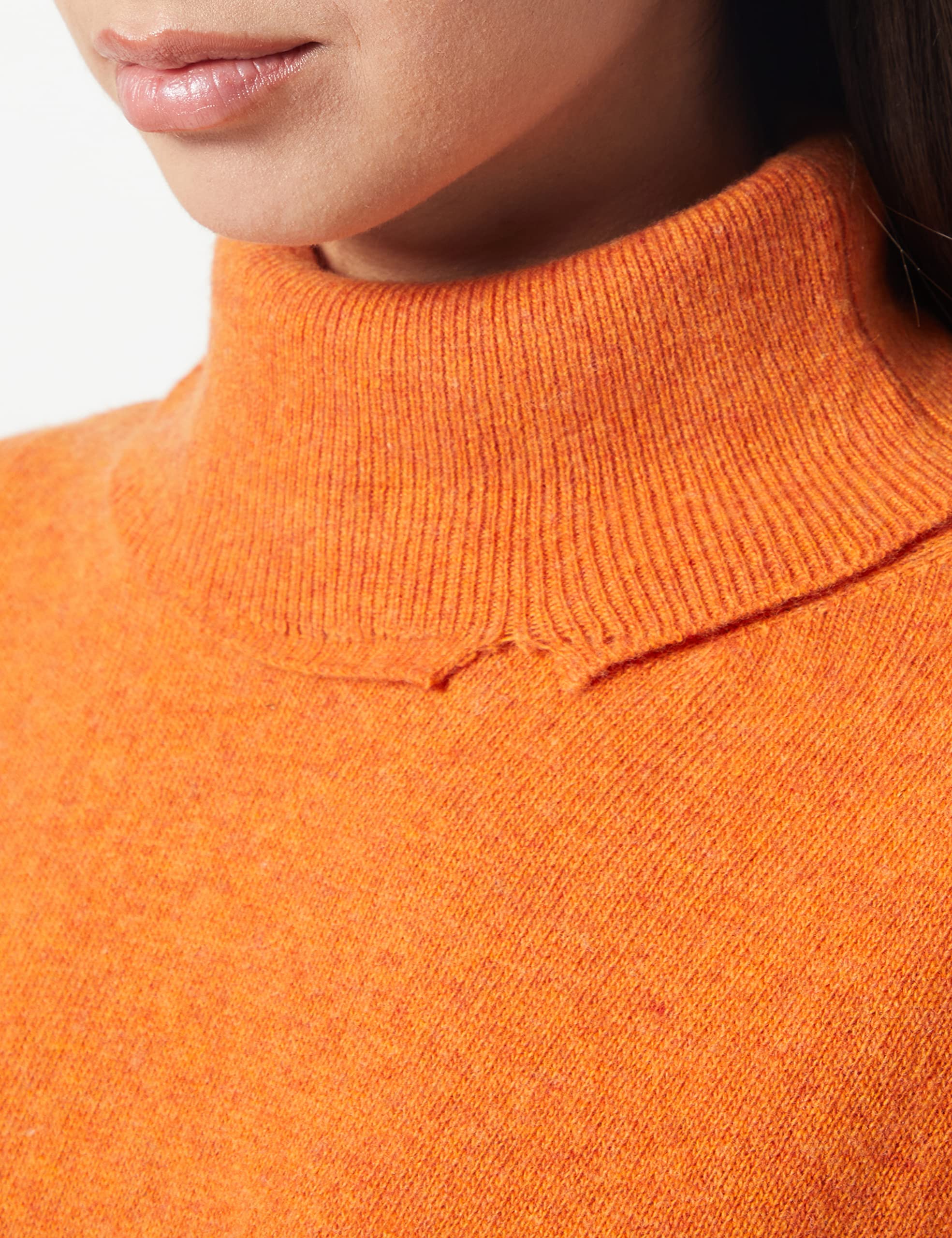 Replay Damen Pullover Rollkragenpullover Wolle