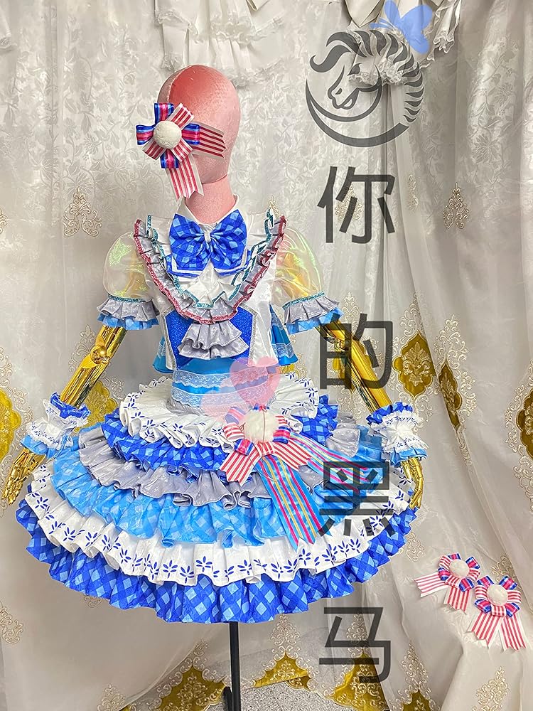 三分妄想 プリパラ 真中らぁら コスプレ 衣装 ※ウィッグ 追加可 : 五