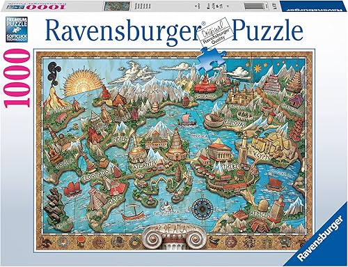 Miniatura 2 de Ravensburger Mysterious Atlantis - Rompecabezas de 1000 piezas - Viaja a las leyendas  Tecnología única Softclick  Vibrante, sin reflejos y duradero