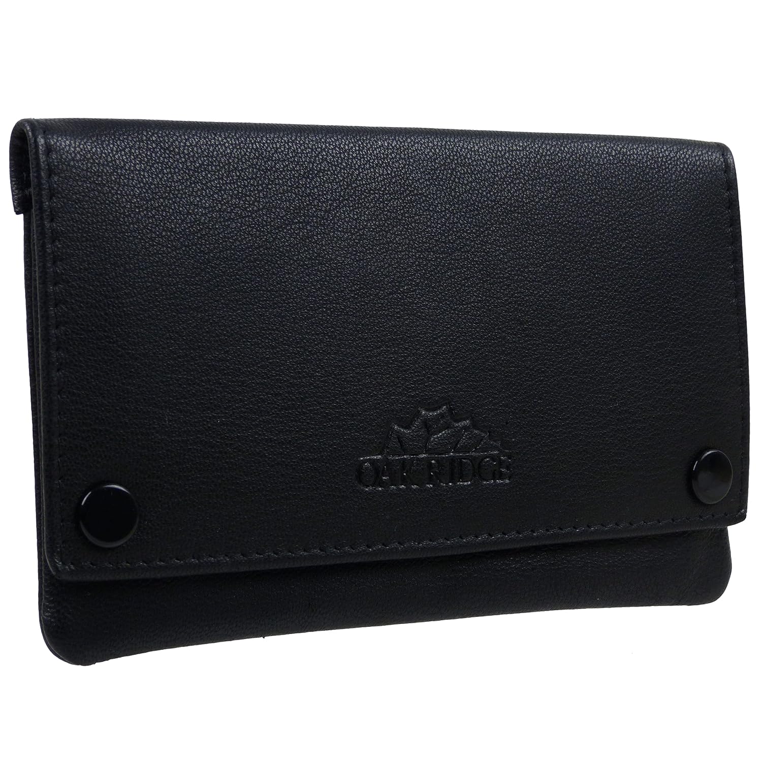 Tobacco Pouch & Stud Fastener - Black