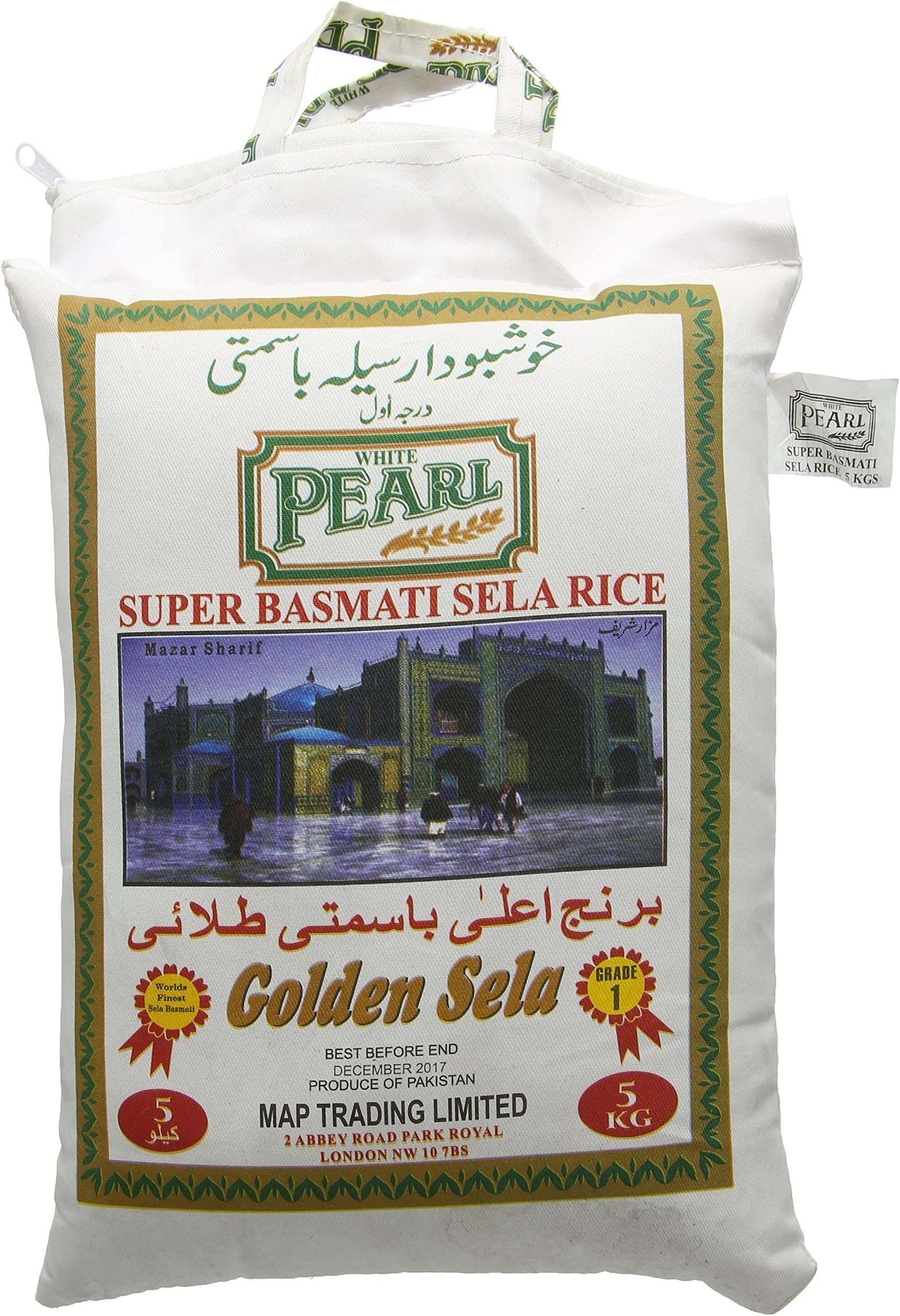 White Pearl Easy Cook Sela Basmati Rice 5kg