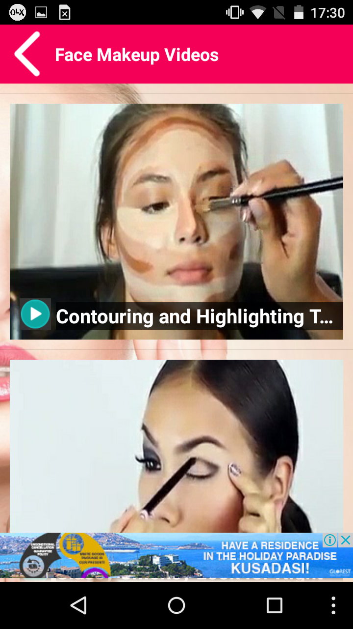 Face Makeup Videos App on Amazon Appstore