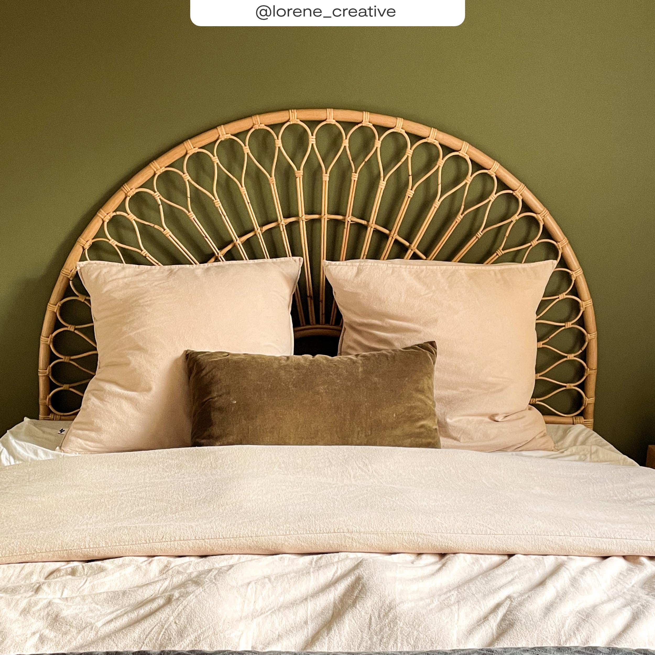 Tête De Lit En Rotin 140 Cm Rendez-Vous Déco - Style Bohème-Chic, Installation Sans Outils