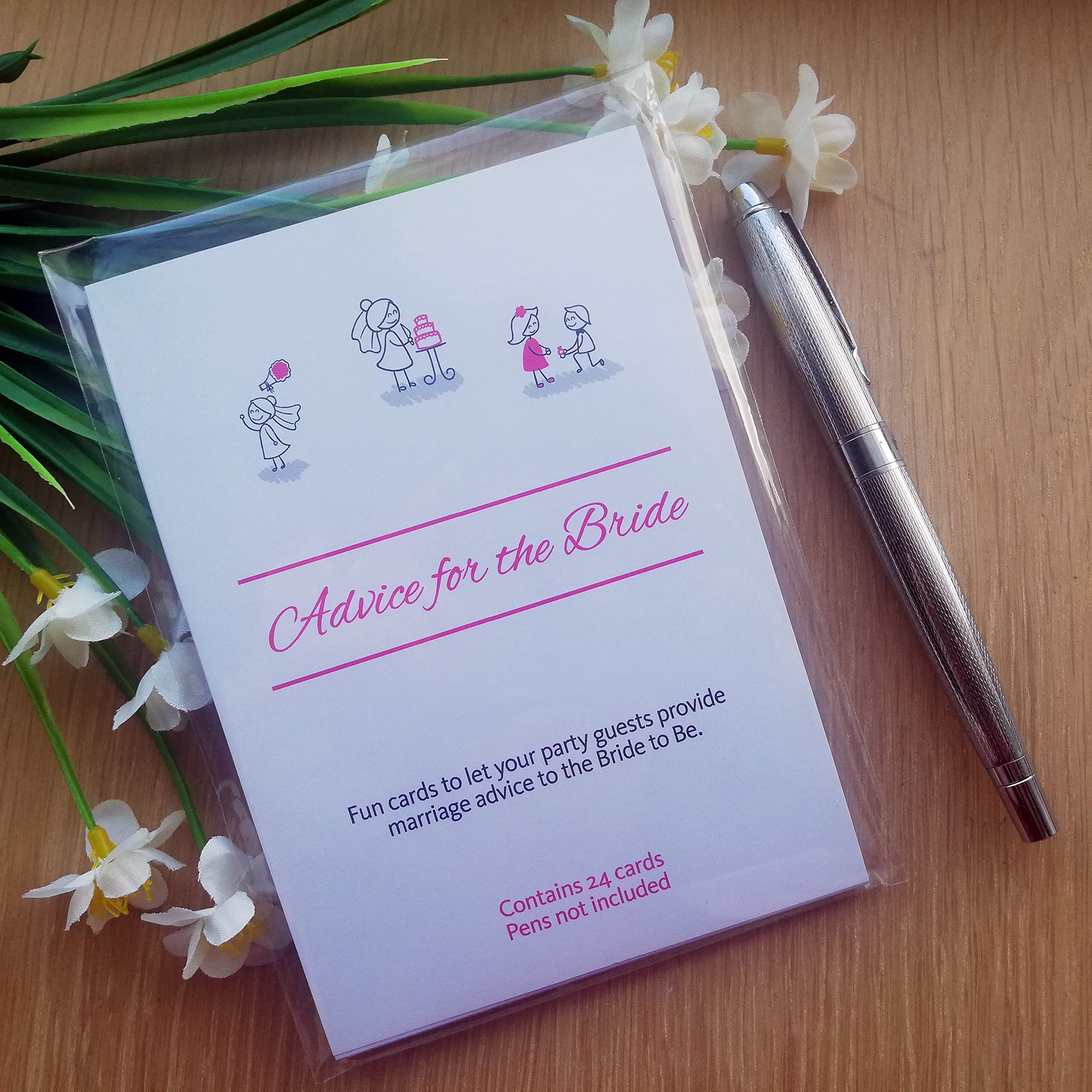 SMILE GIFTS UK Advice for the Bride Cards 24 cards Hen Party