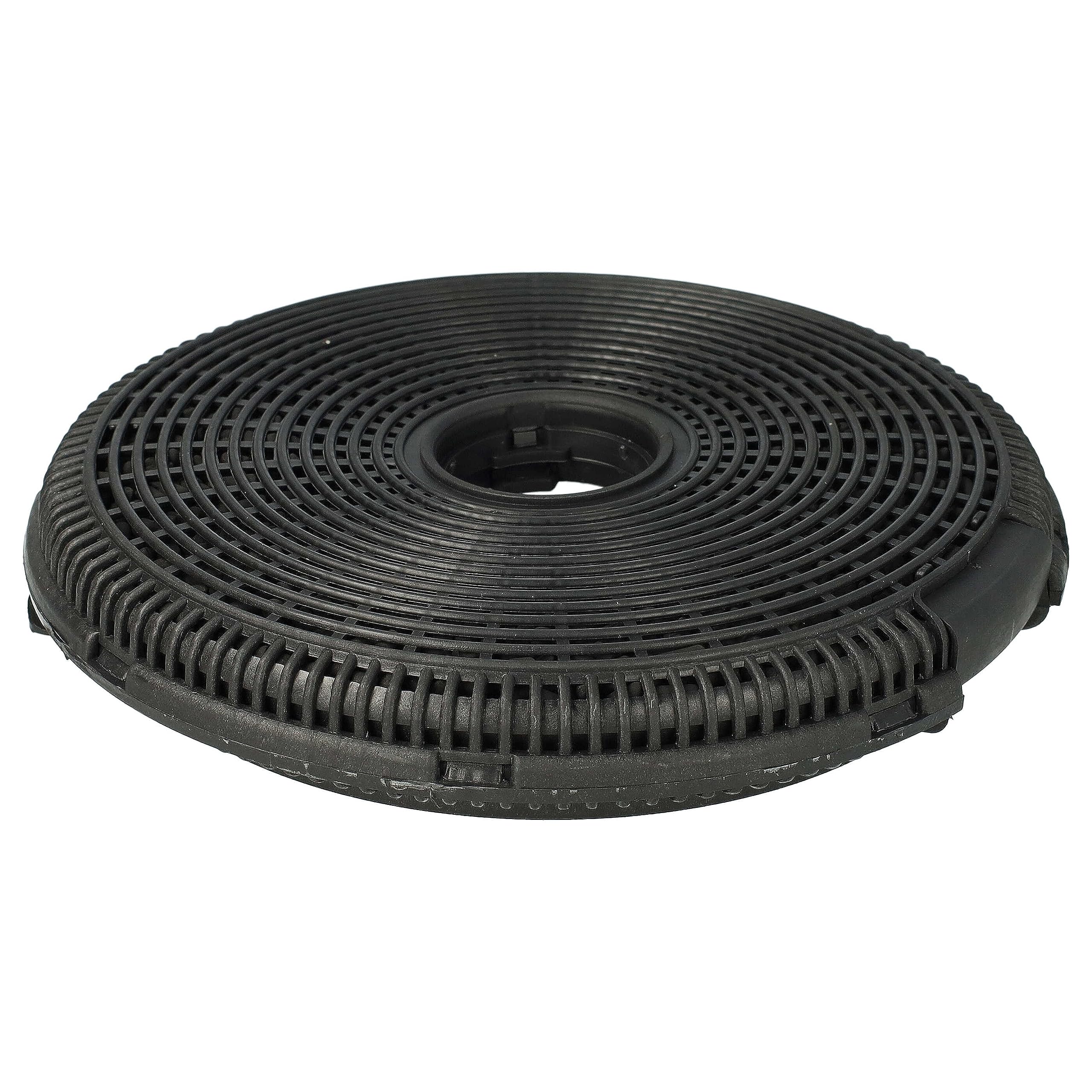 vhbw 2x filtro de carbón activado compatible con Teka D4C, CC 40, CL 90, CL 90 Studio Line, DB 1 60, DB 1 70, DB 1 90, DB 60 campanas cocina - 20 cm
