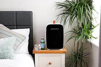 Subcold Pro10 Luxury Mini Fridge Cooler | Compact 10L Portable Small Fridge 12V & 240V | Efficient, Quiet Cooling System | Ideal for Bedroom, Office, Beauty & Car | (Black) [Energy Class E]
